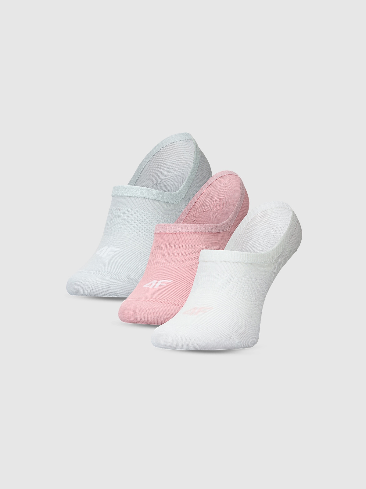 4F Skarpetki casual stopki (3-pack) damskie - multikolor 39-42