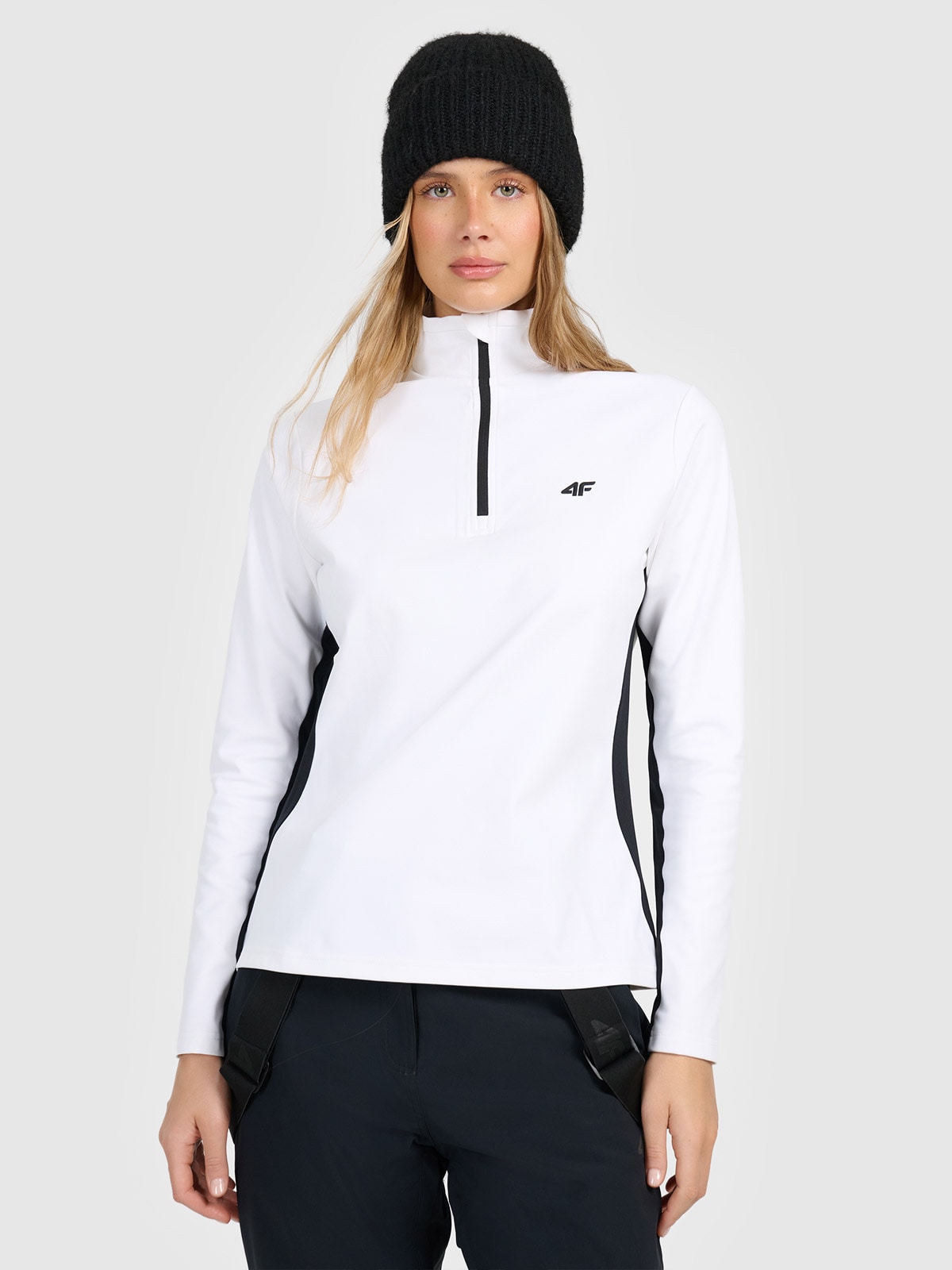 4F Bielizna termiczna ocieplana (góra) damska - biała XS