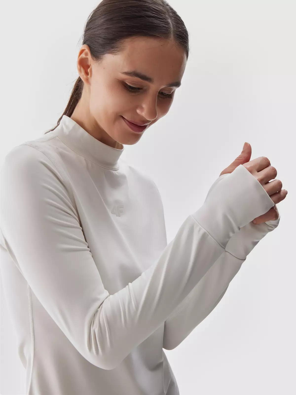 4F Bielizna termiczna drapana (góra) damska - beżowa L