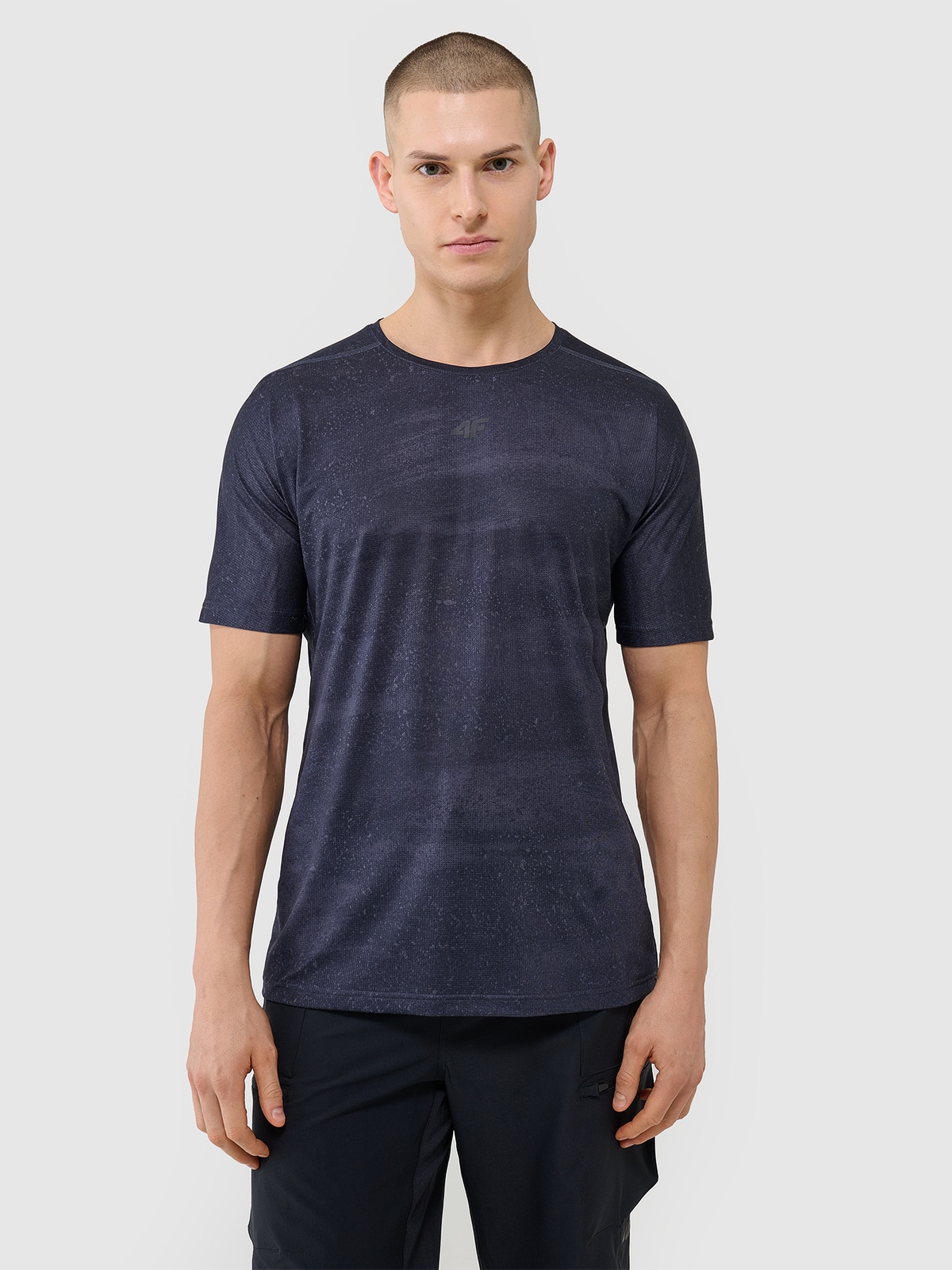 4F Koszulka rowerowa męska - czarna S