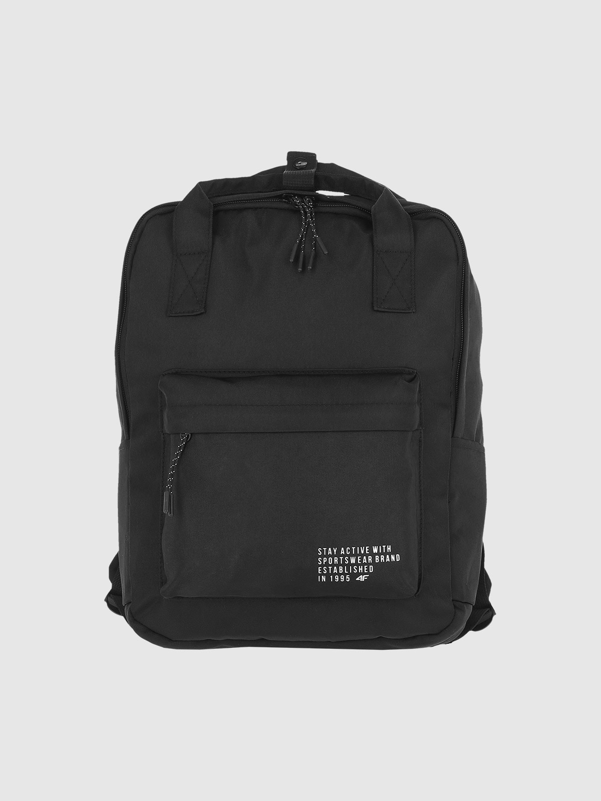 4F Plecak szkolny (12 L) - czarny Uniwersalny