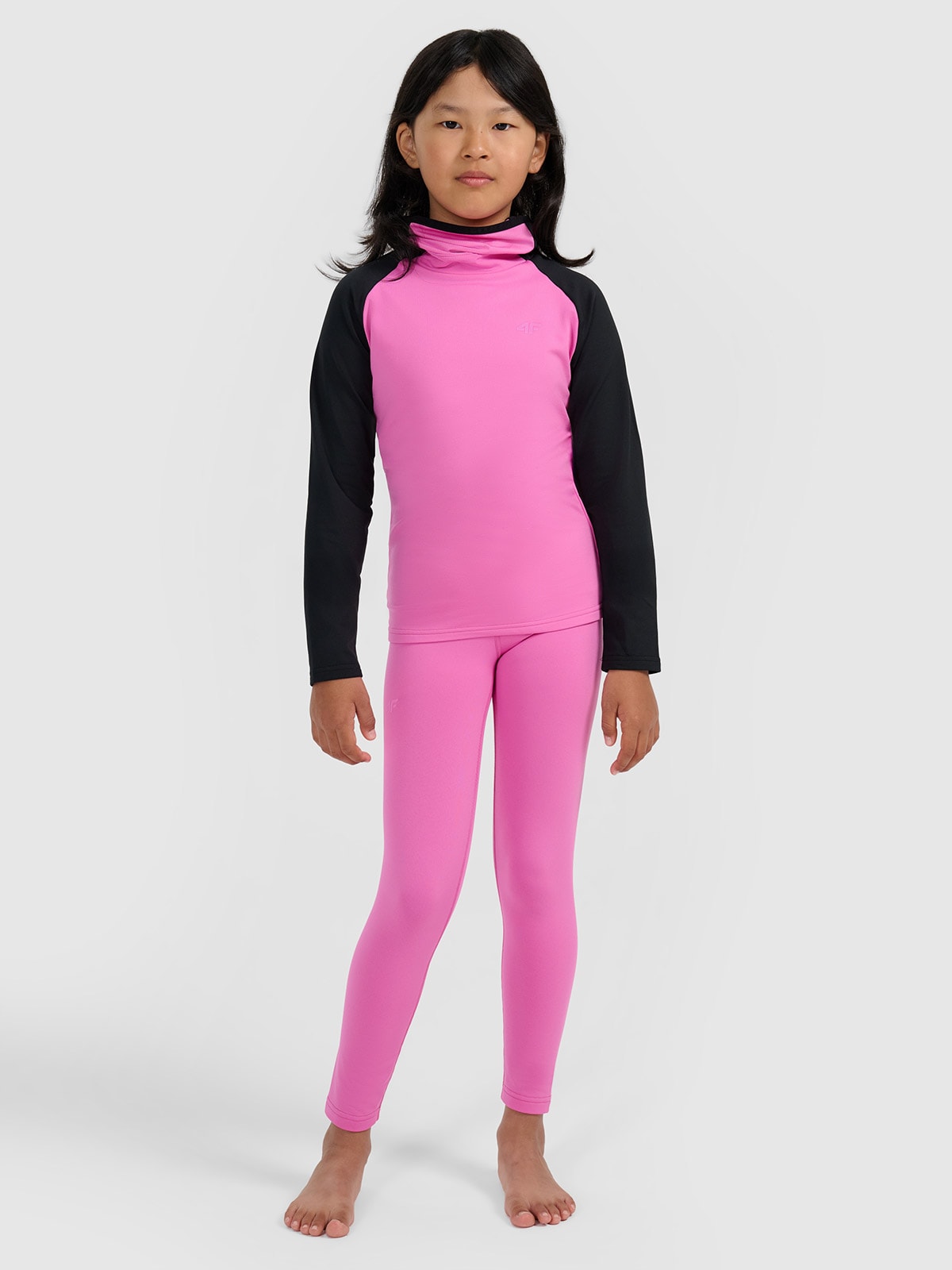 4F Bielizna termiczna ocieplana (dół) dziecięca - różowa 146/152 (10-12 lat)