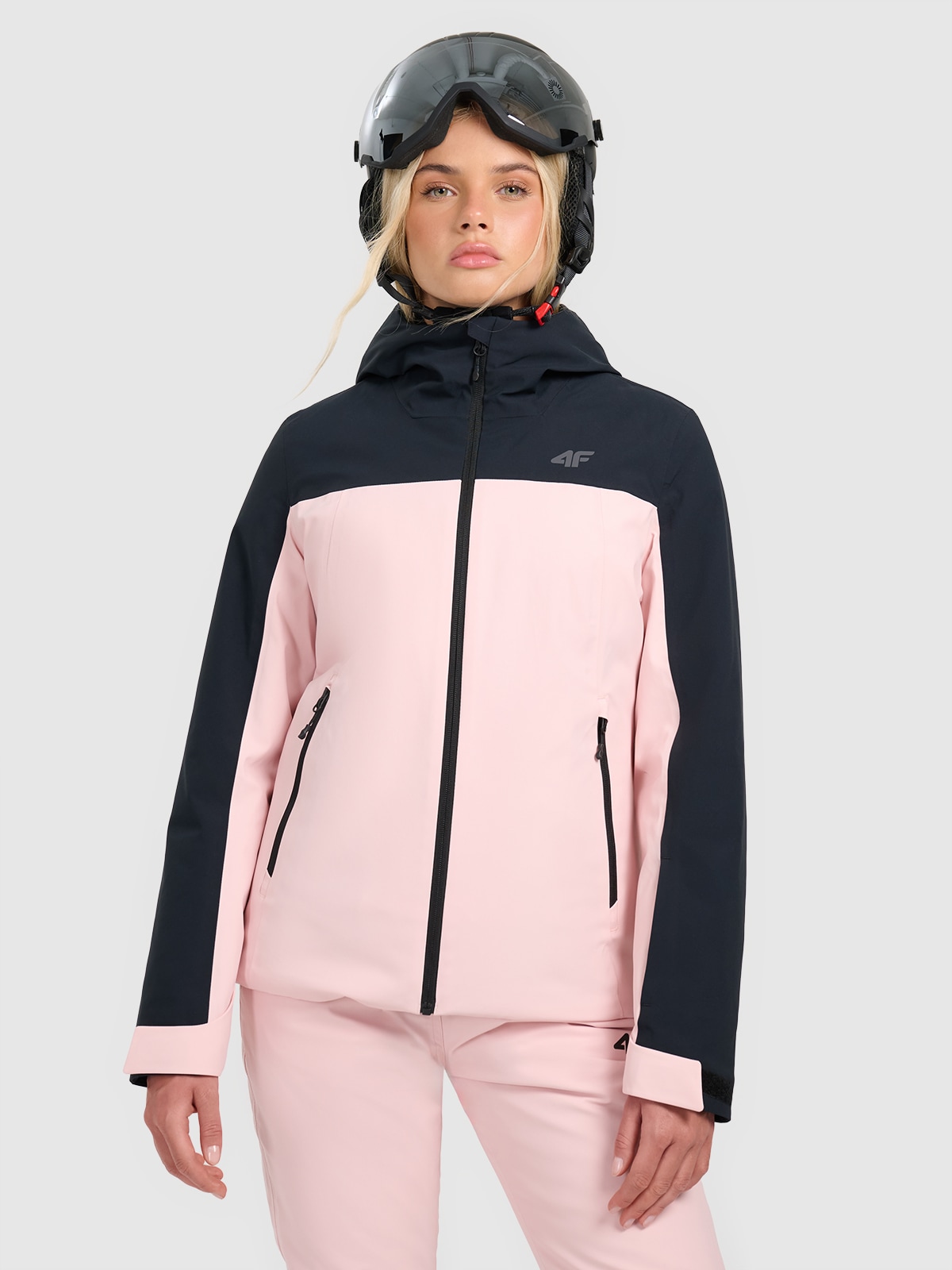 4F Kurtka narciarska membrana 5000 damska - różowa S