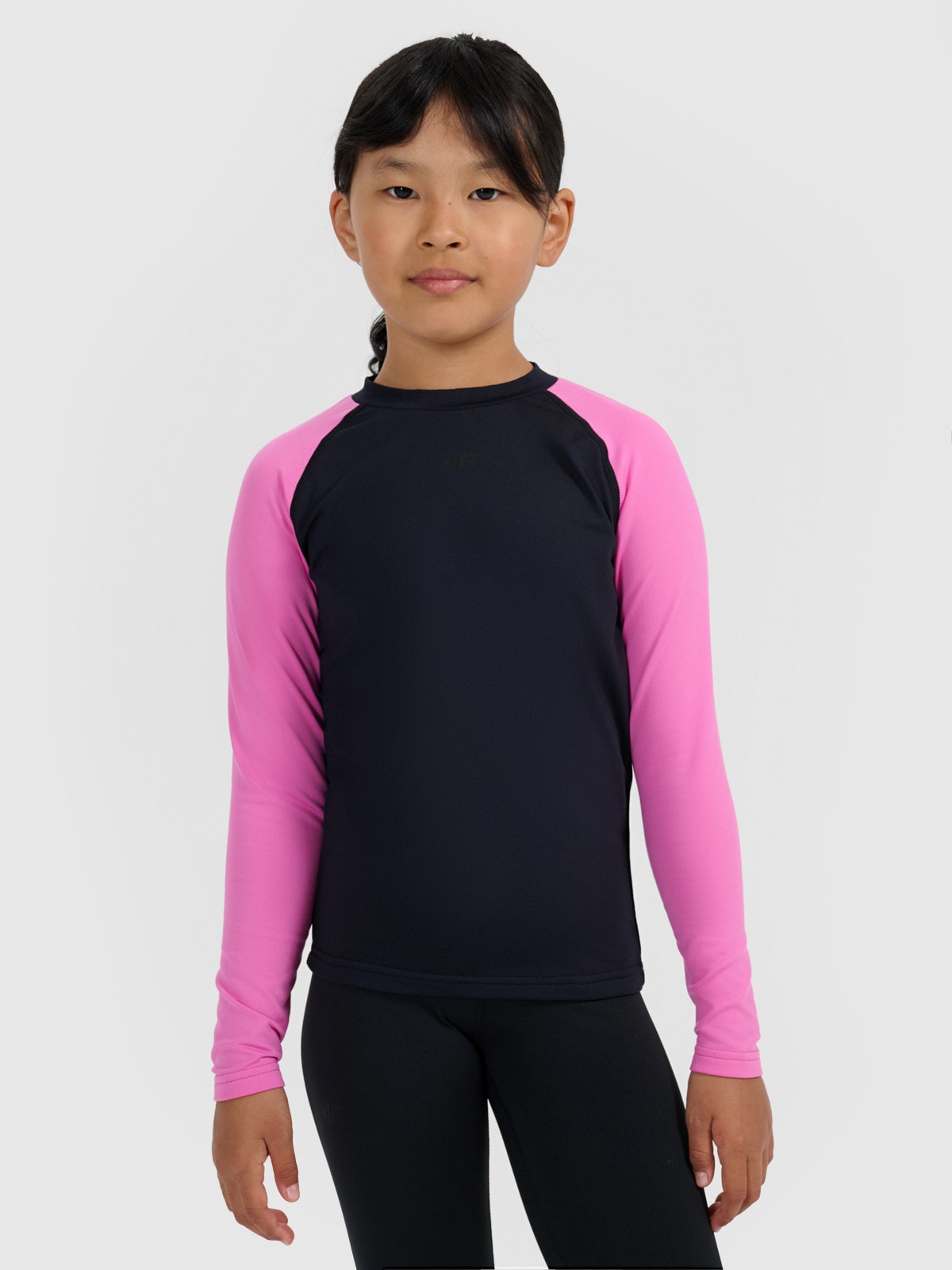 4F Bielizna termiczna ocieplana (góra) dziecięca - różowa 146/152 (10-12 lat)