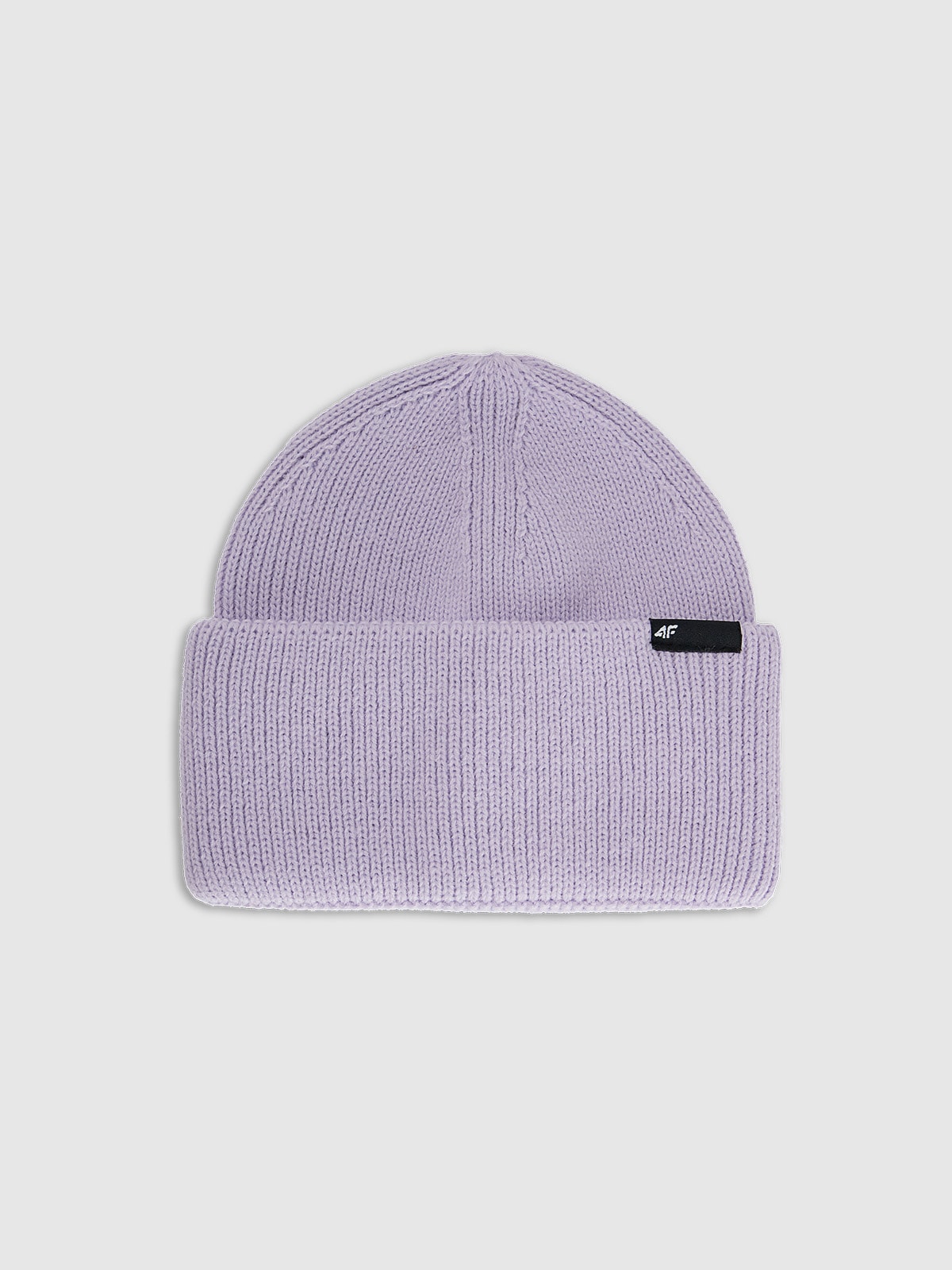 4F Czapka zimowa z dodatkiem wełny dziecięca - fioletowa Uniwersalny