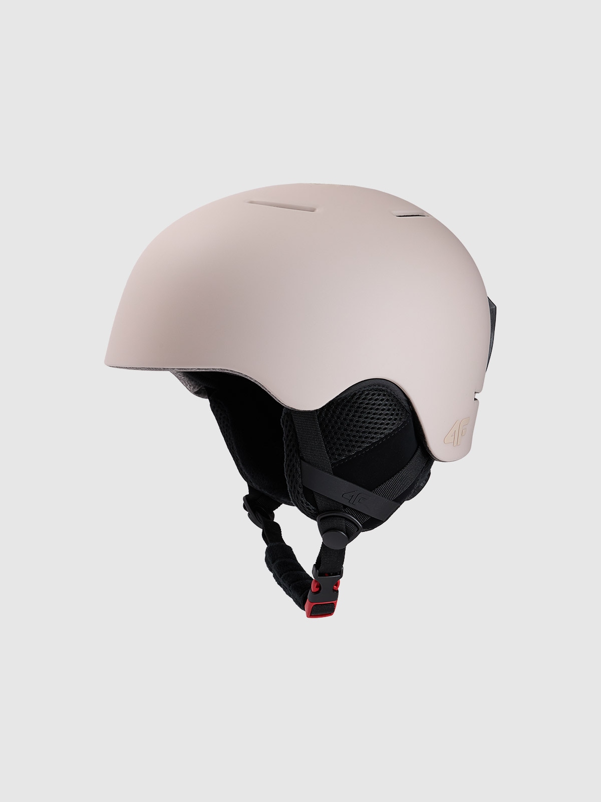 4F Kask narciarski dziecięcy - beżowy L/XL (58-61CM)