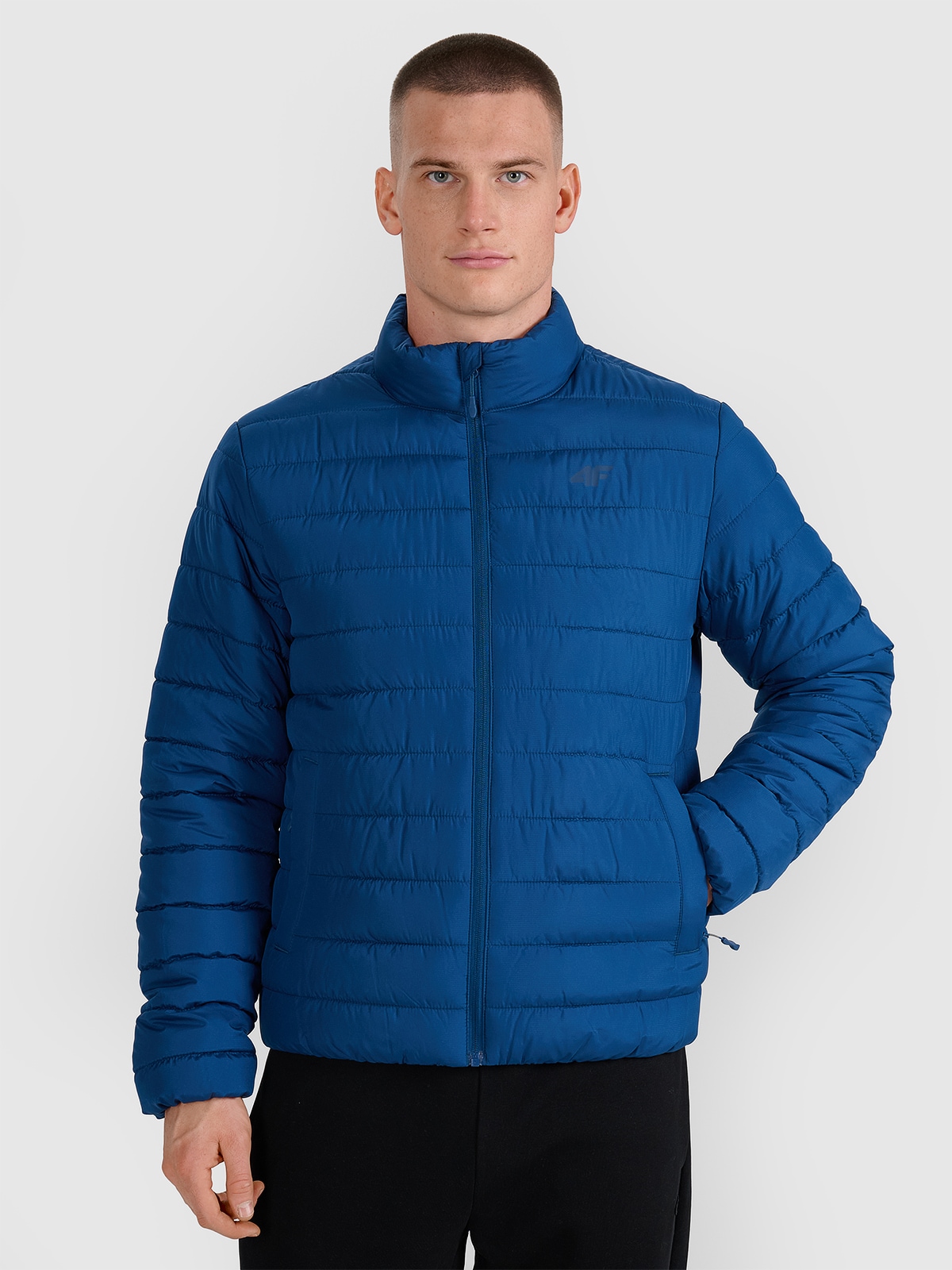 4F Kurtka puchowa z wypełnieniem syntetycznym męska - granatowa L