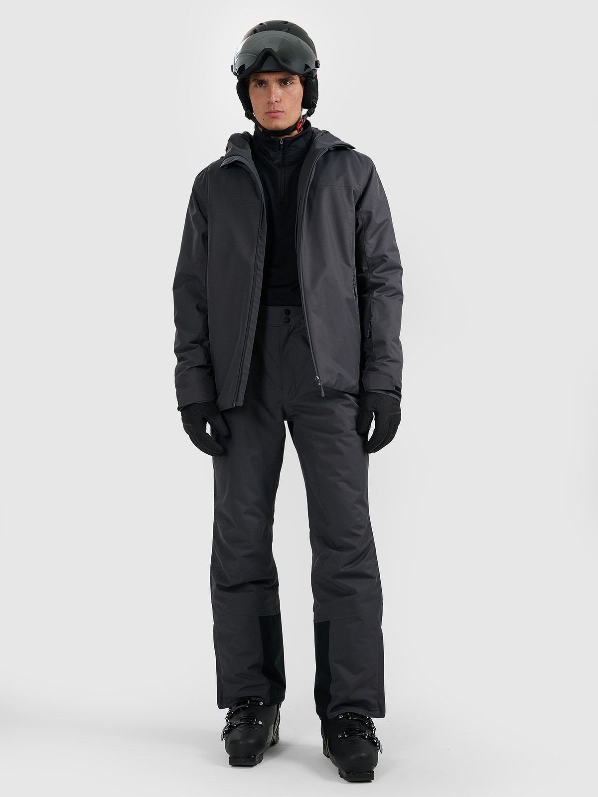 4F Kurtka narciarska membrana 5000 męska - szara M