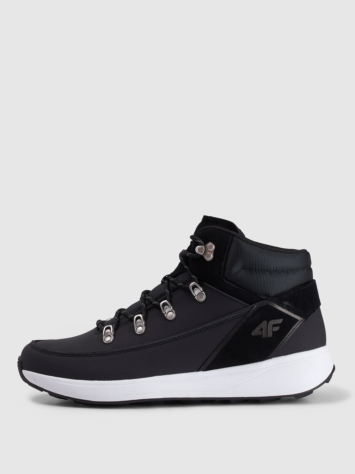 4F Buty przejściowe TUNDRA skórzane męskie - czarne 45