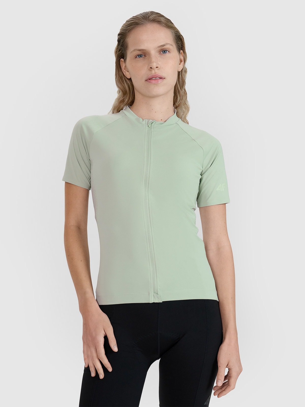 4F Koszulka rowerowa damska - turkusowa M