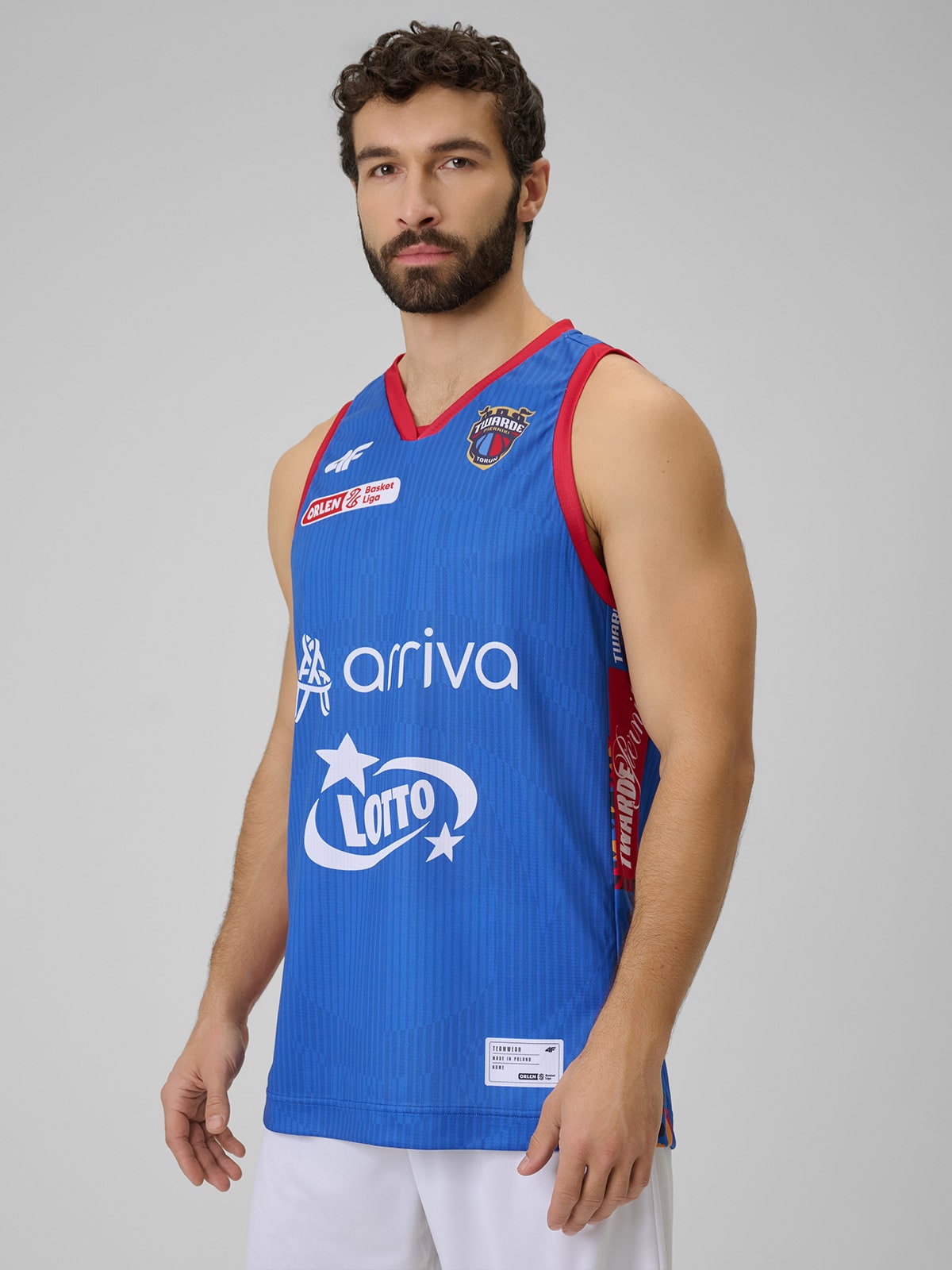 4F Koszulka meczowa replika wyjazdowa z sezonu 2025/26 męska 4F x Twarde Pierniki - granatowa 3XL