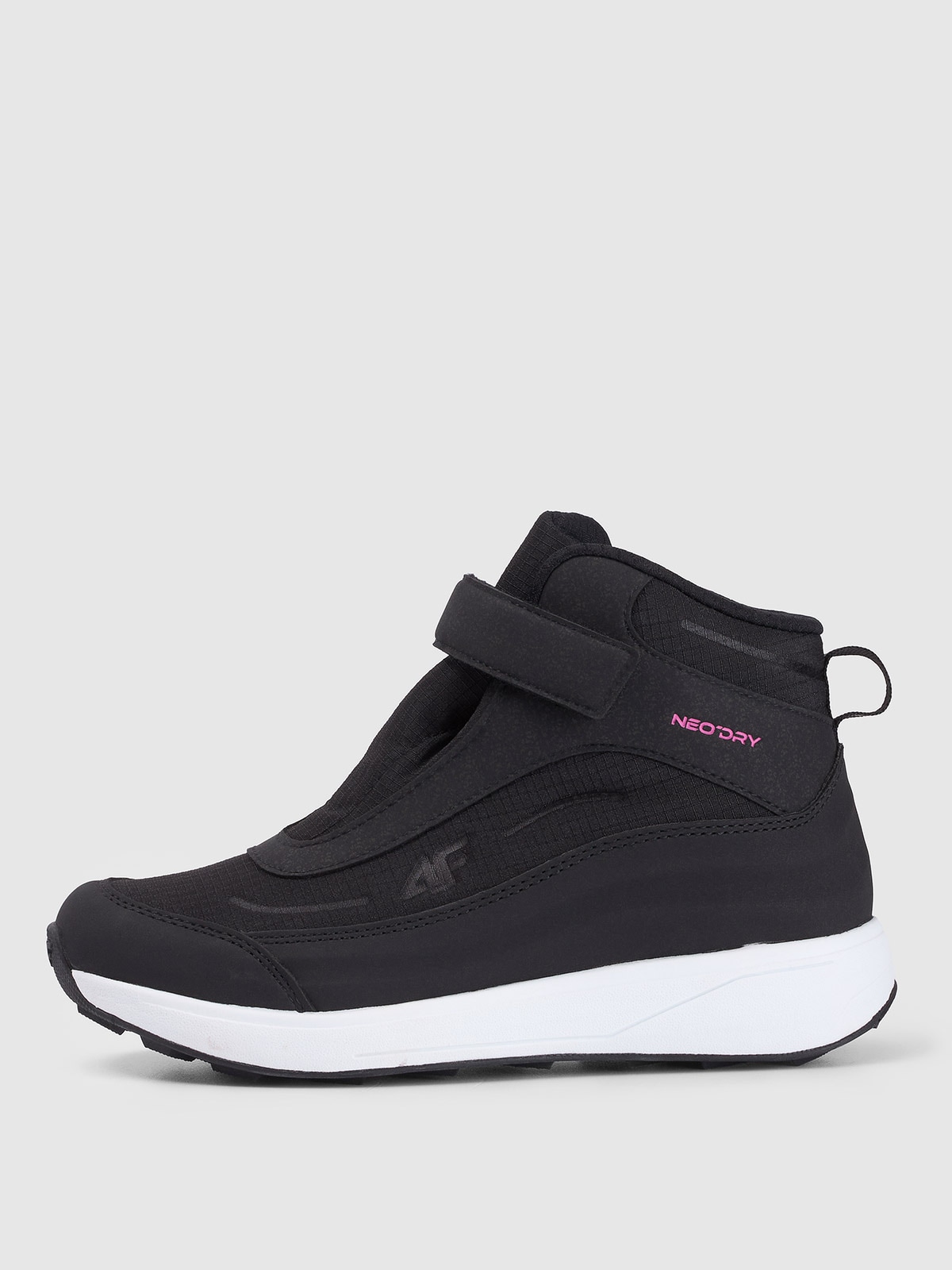 4F Buty zimowe śniegowce z izolacją Primaloft dziewczęce - czarne 37