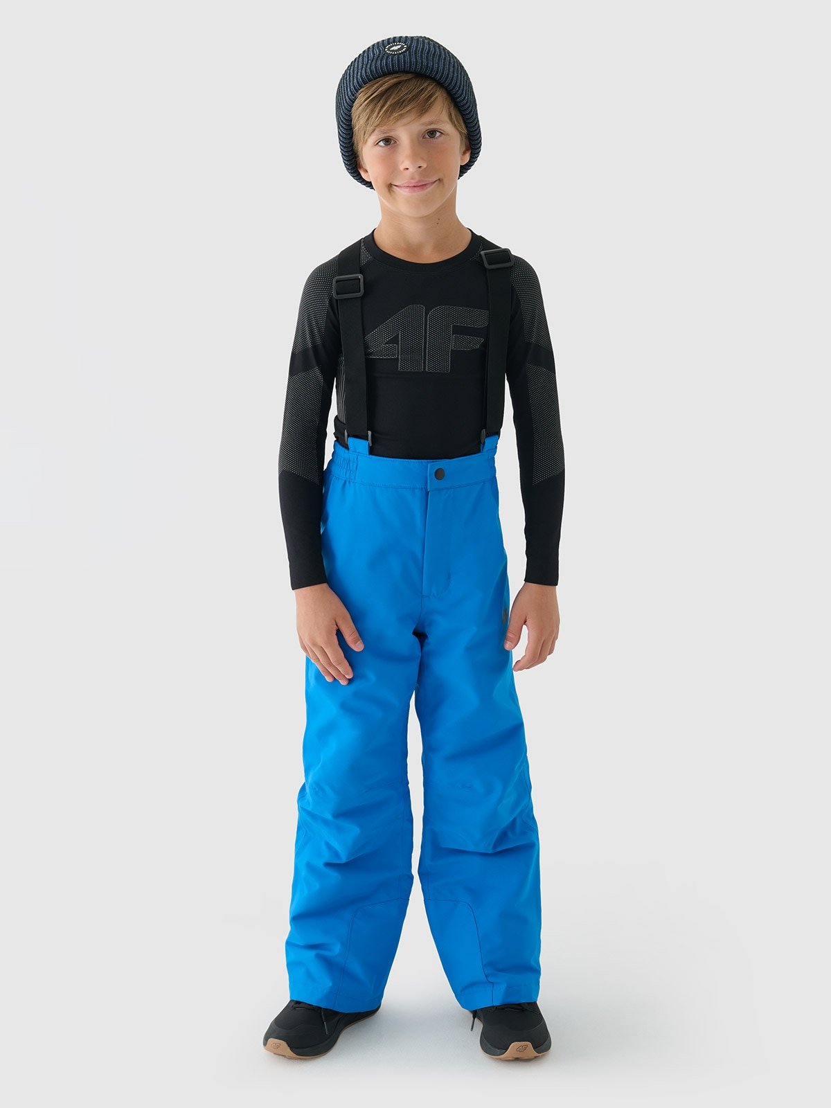 4F Spodnie narciarskie membrana 5000 chłopięce - niebieskie 122 (6-7 lat)