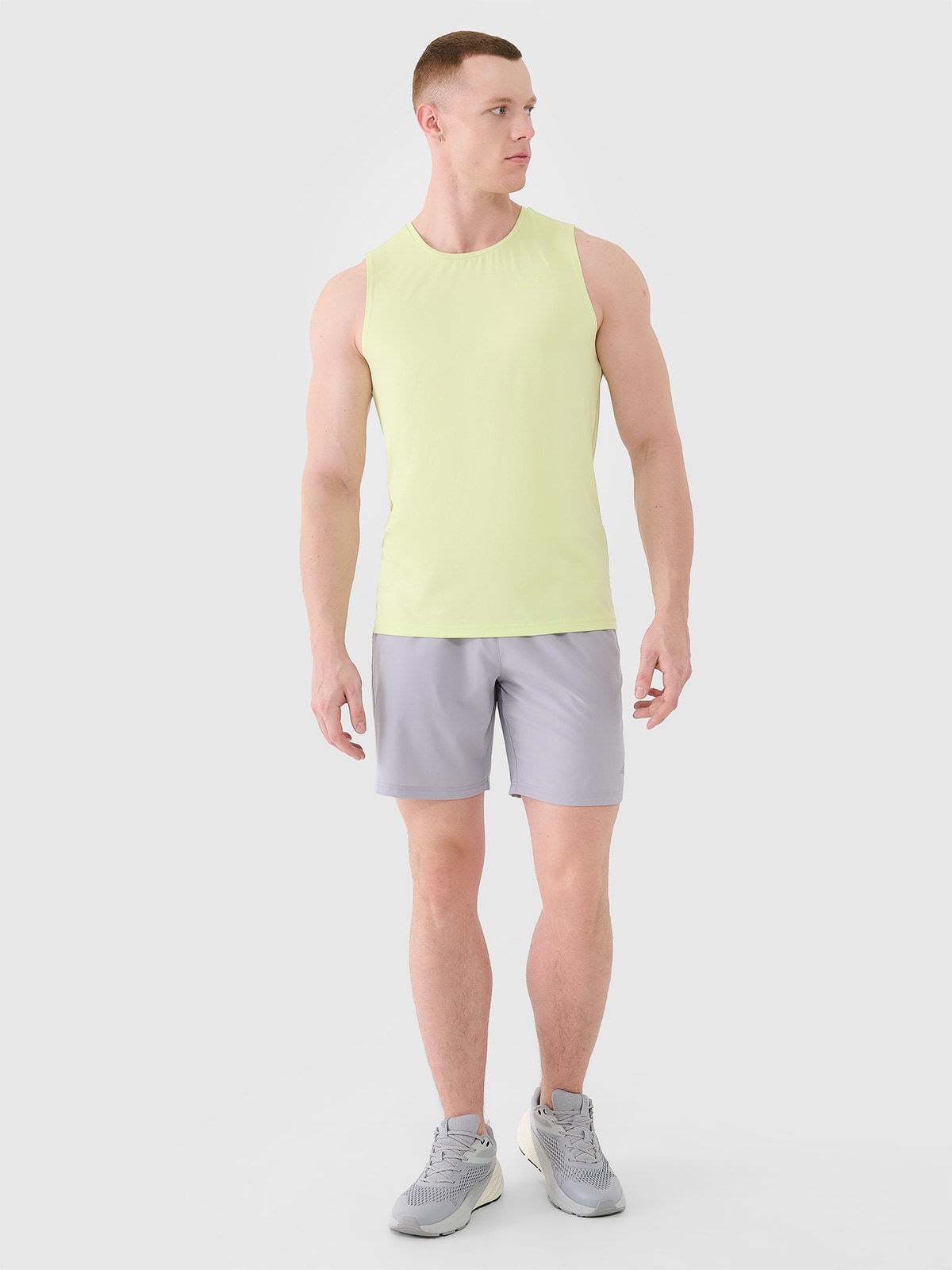 4F Spodenki treningowe szybkoschnące męskie - szare S