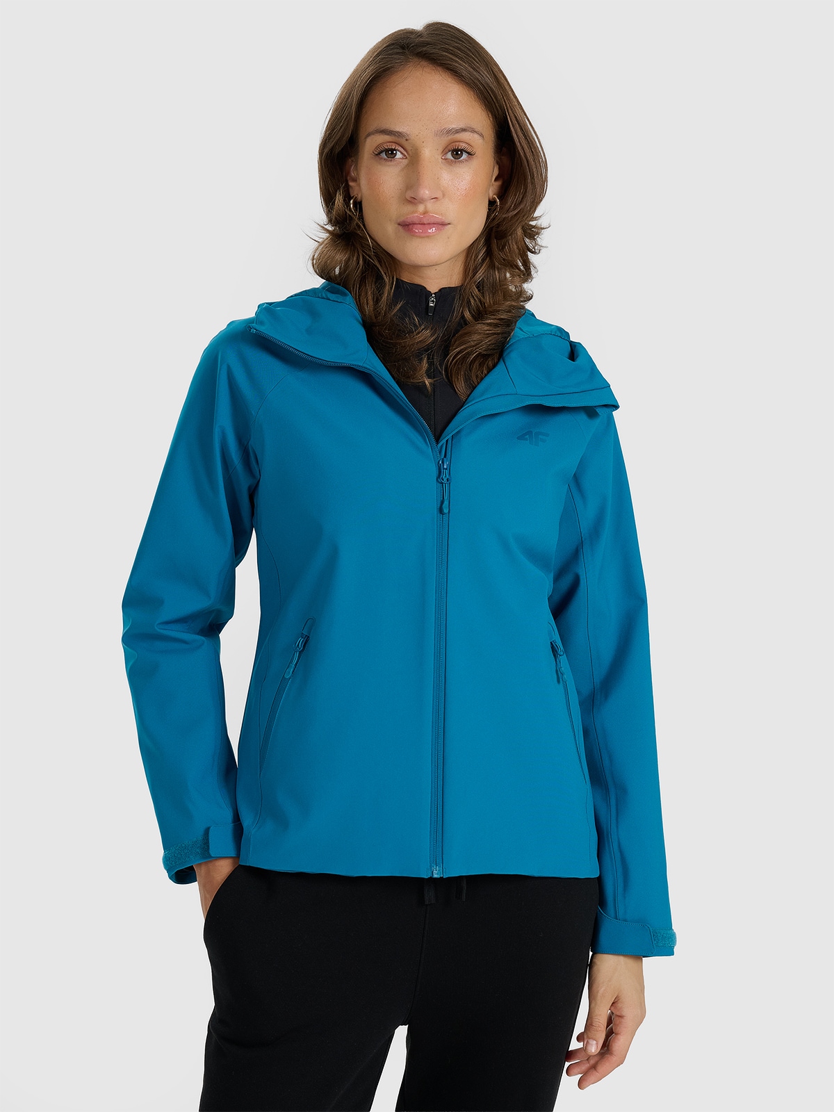 4F Kurtka przejściowa membrana 5000 damska - turkusowa M