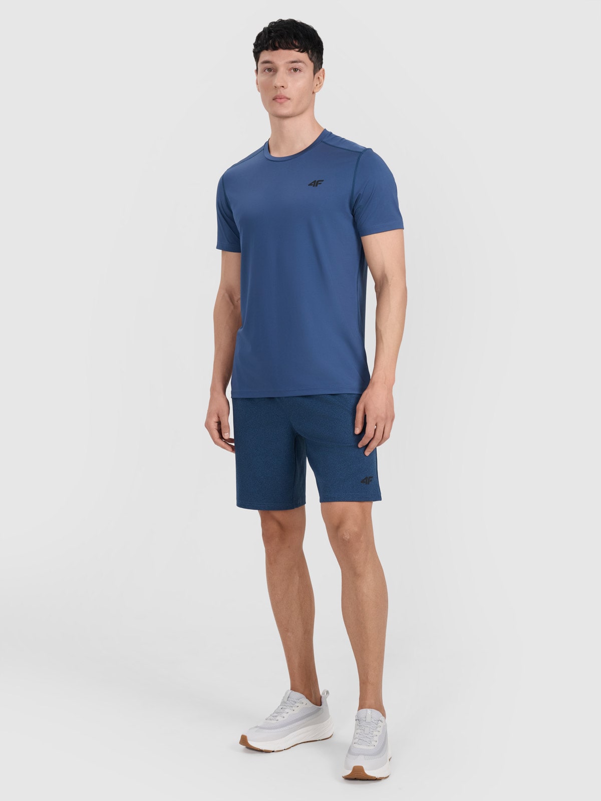 4F Spodenki treningowe szybkoschnące męskie - granatowe XXL