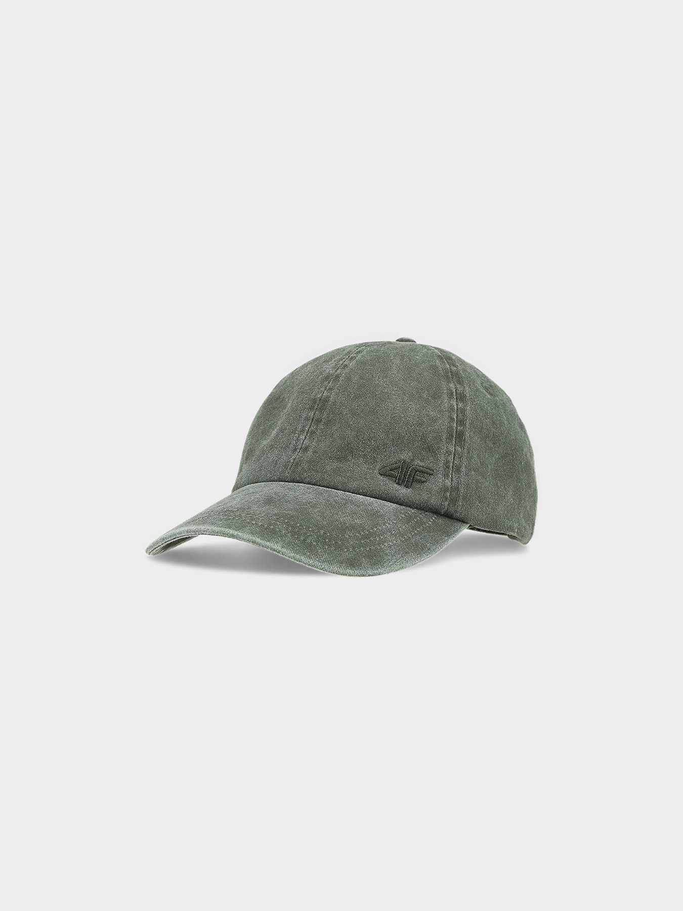 4F Czapka z daszkiem strapback dziecięca - khaki Uniwersalny