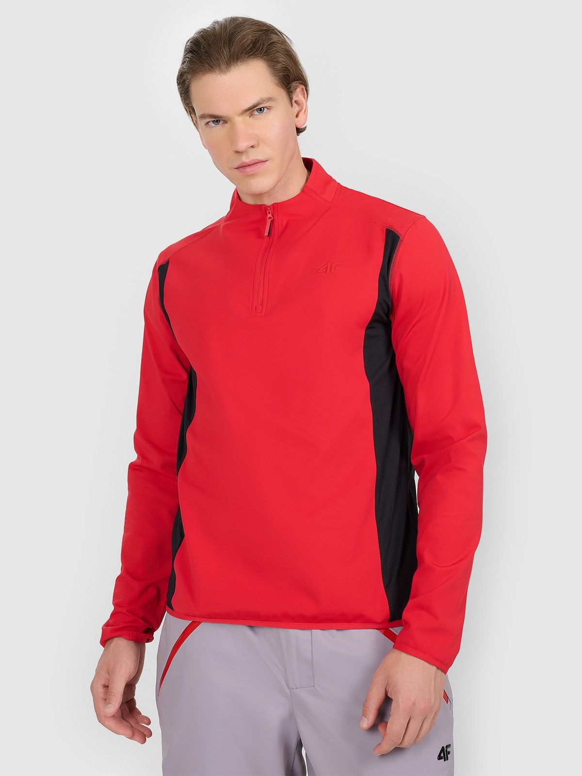 4F Bielizna termiczna ocieplana (góra) męska - czerwona XXL