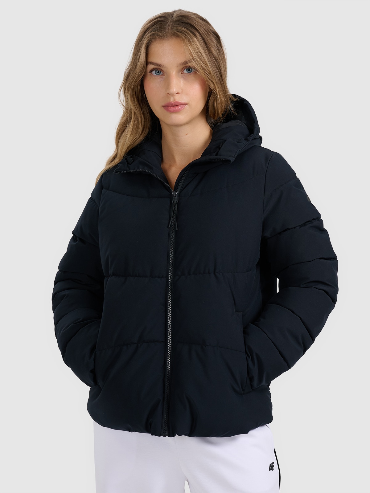 4F Kurtka puchowa z wypełnieniem syntetycznym damska - czarna L