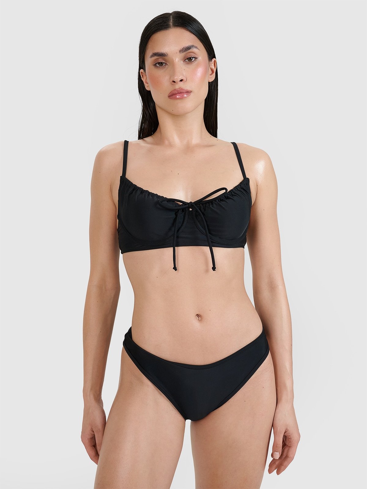 4F Góra od bikini damska - czarna XS