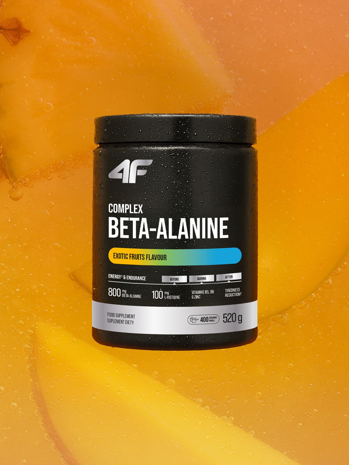 4F Beta-alanine complex – suplement diety (520 g) owoce egzotyczne 520 g