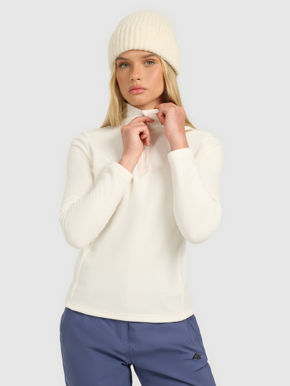 4F Bielizna termiczna polarowa (góra) damska - beżowa XXL