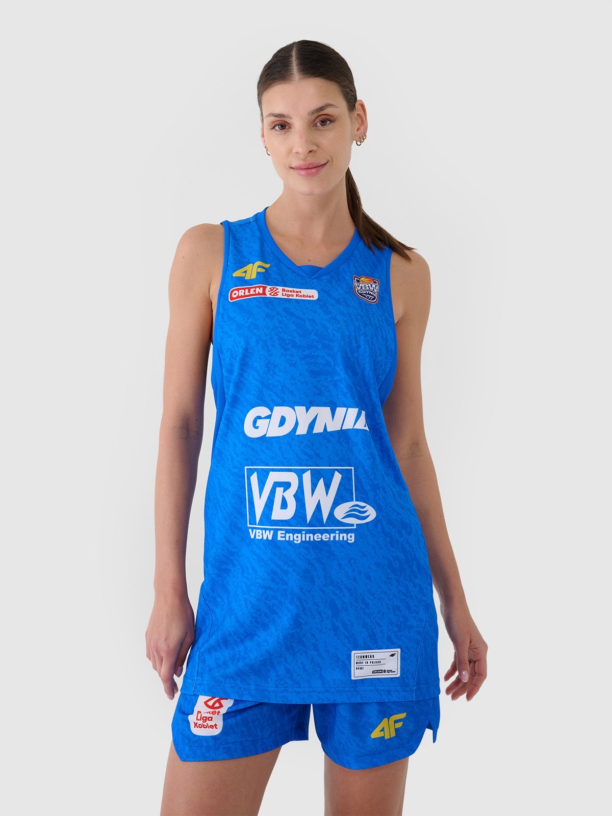 4F Koszulka meczowa replika wyjazdowa z sezonu 2024/25 damska 4F x VBW Arka Gdynia - multikolor L