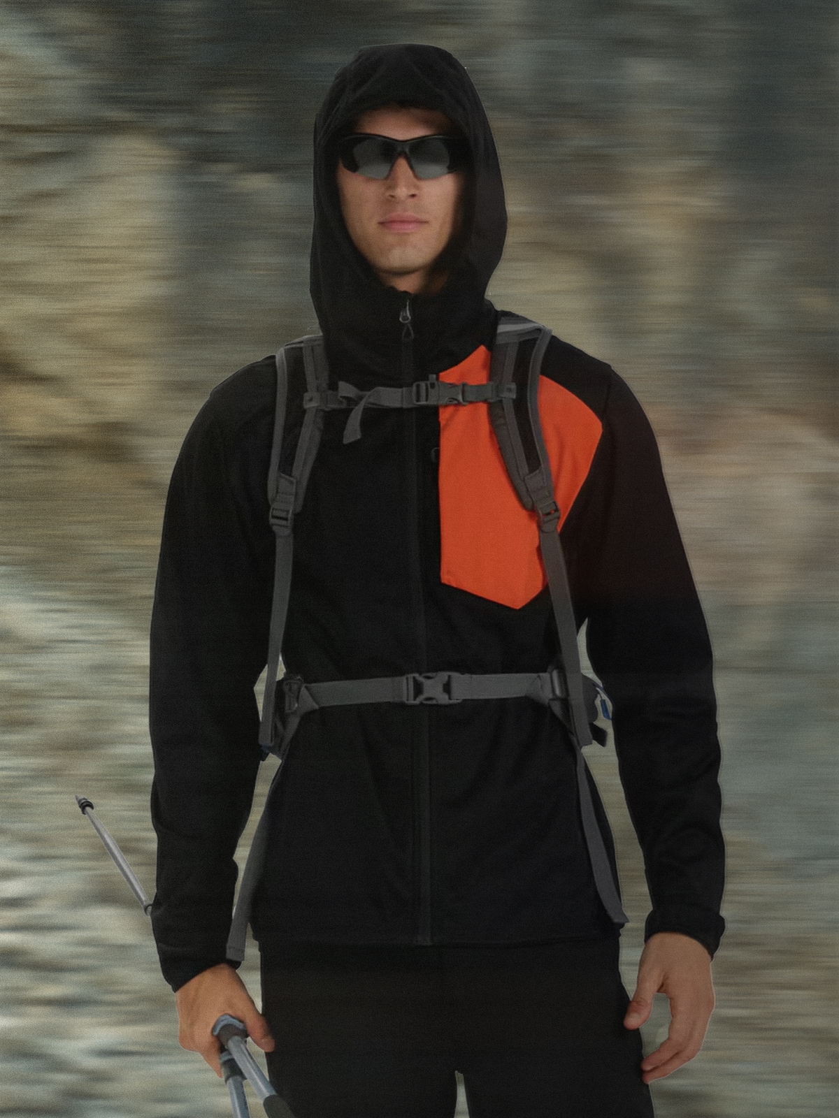 4F Kurtka softshell wiatroodporna membrana 8000 męska - czarna XL