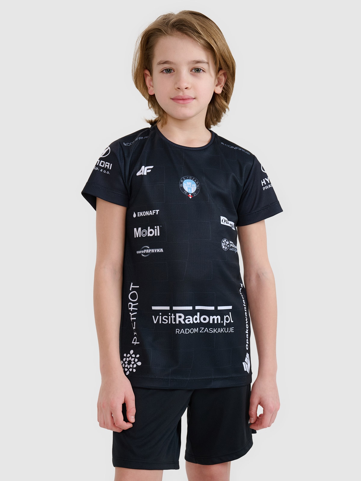 4F Koszulka meczowa replika domowa z sezonu 2024/25 dziecięca 4F x Czarni Radom - multikolor 134/140 (8-10 lat)