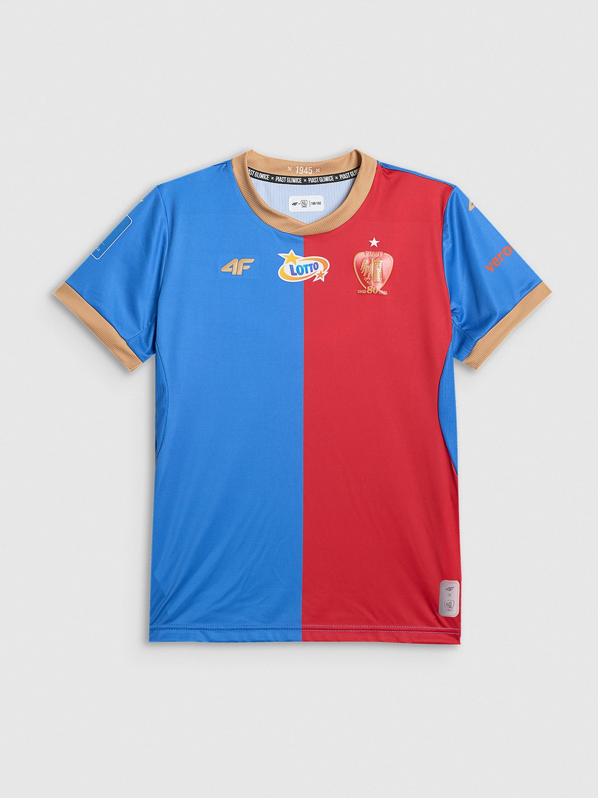 4F Koszulka klubowa domowa z sezonu 2025/26 dziecięca 4F x Piast Gliwice - multikolor 122/128 (6-8 lat)