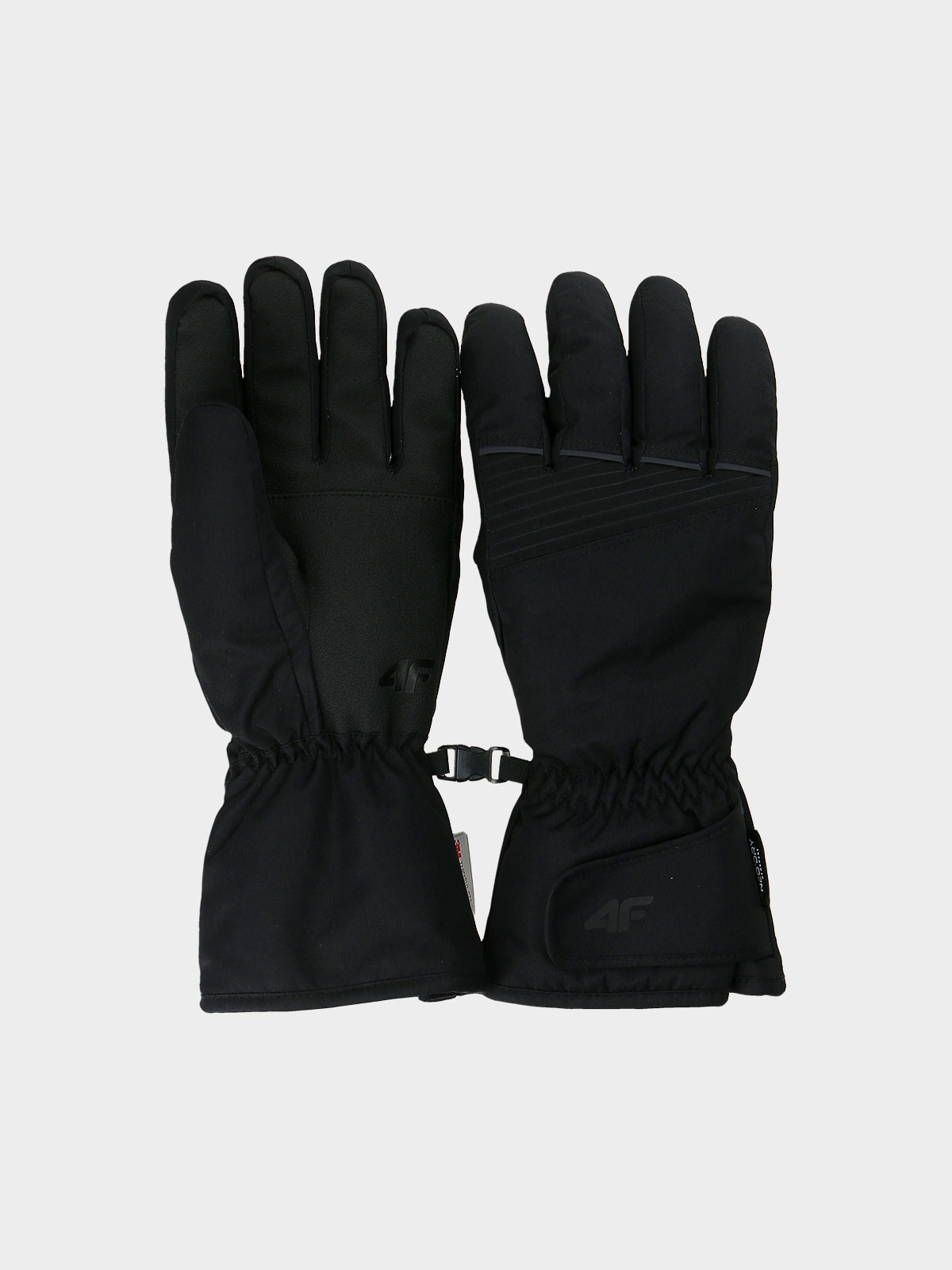 4F Rękawice narciarskie Thinsulate męskie - czarne S
