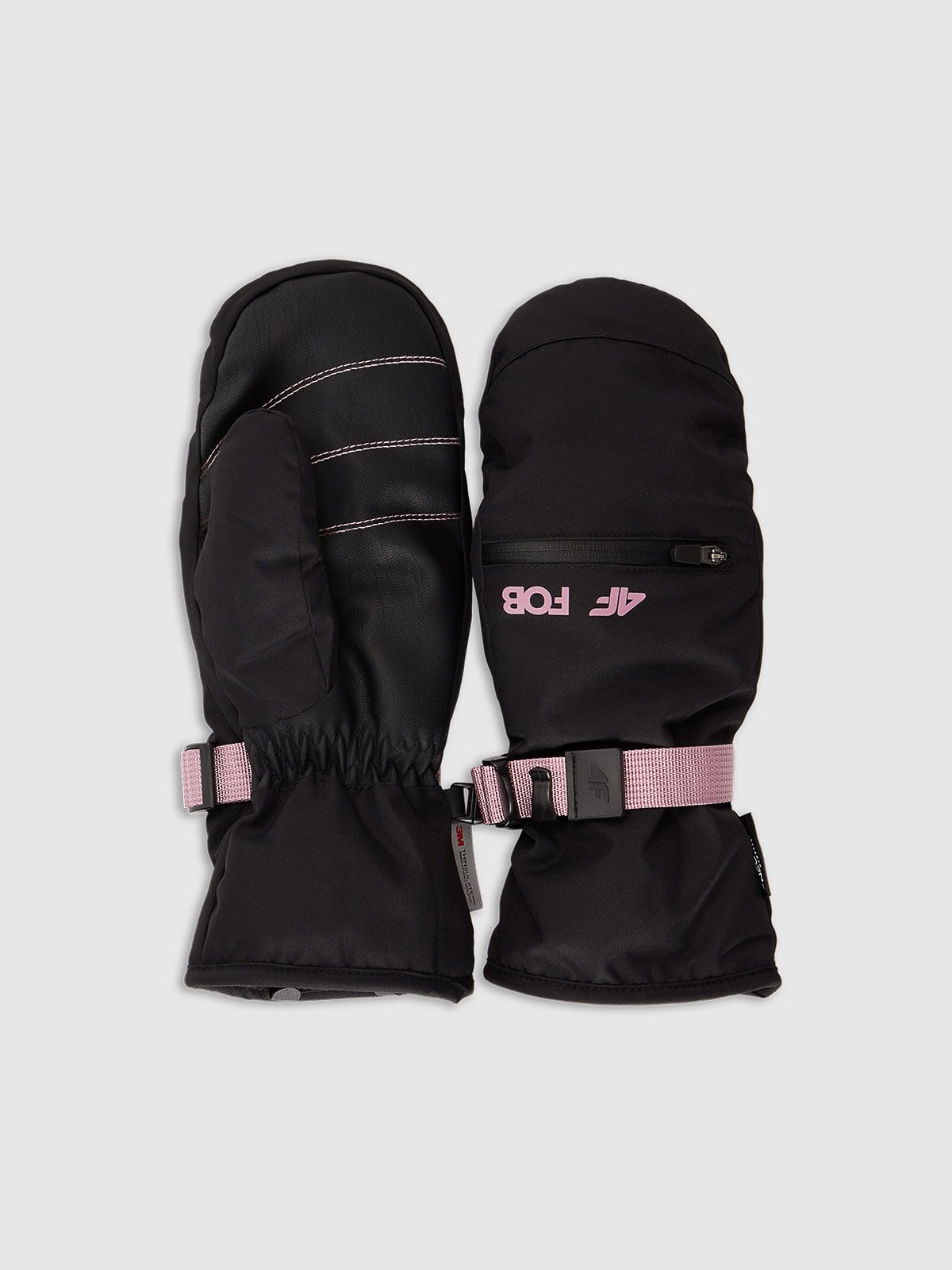 4F Rękawiczki snowboardowe Thinsulate membrana 10000 damskie - czarne XL