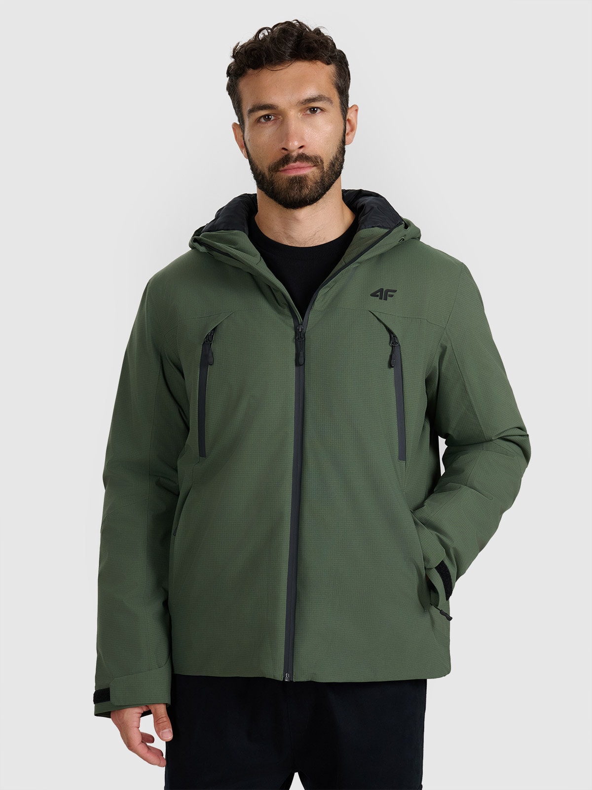 4F Kurtka przejściowa membrana 10000 męska - zielona S