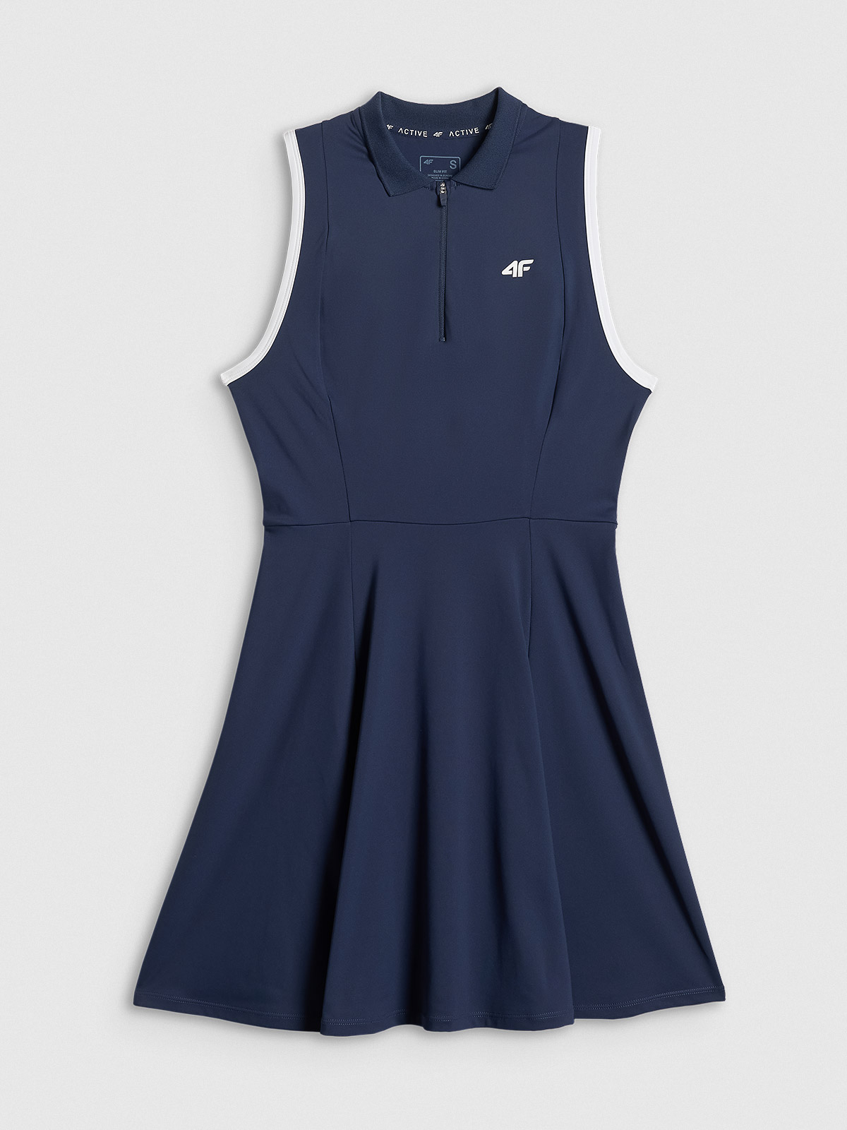 4F Sukienka tenisowa damska - granatowa M