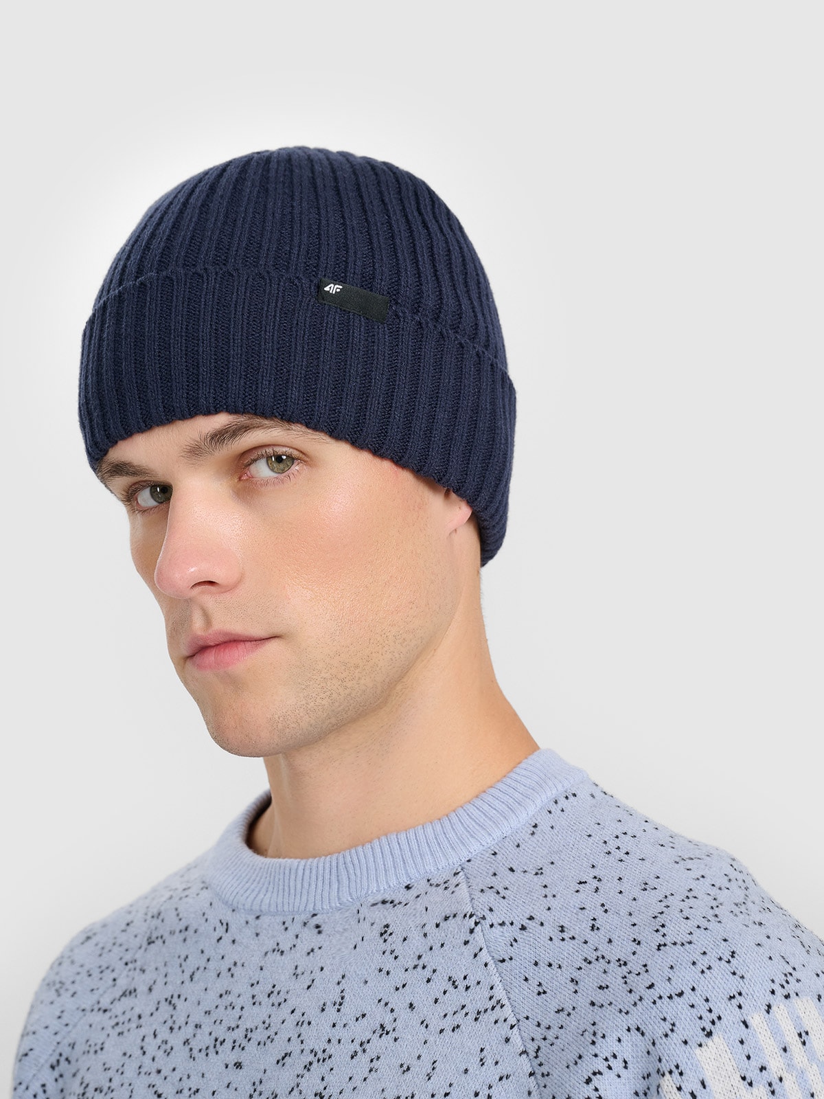 4F Czapka zimowa Thinsulate męska - granatowa M