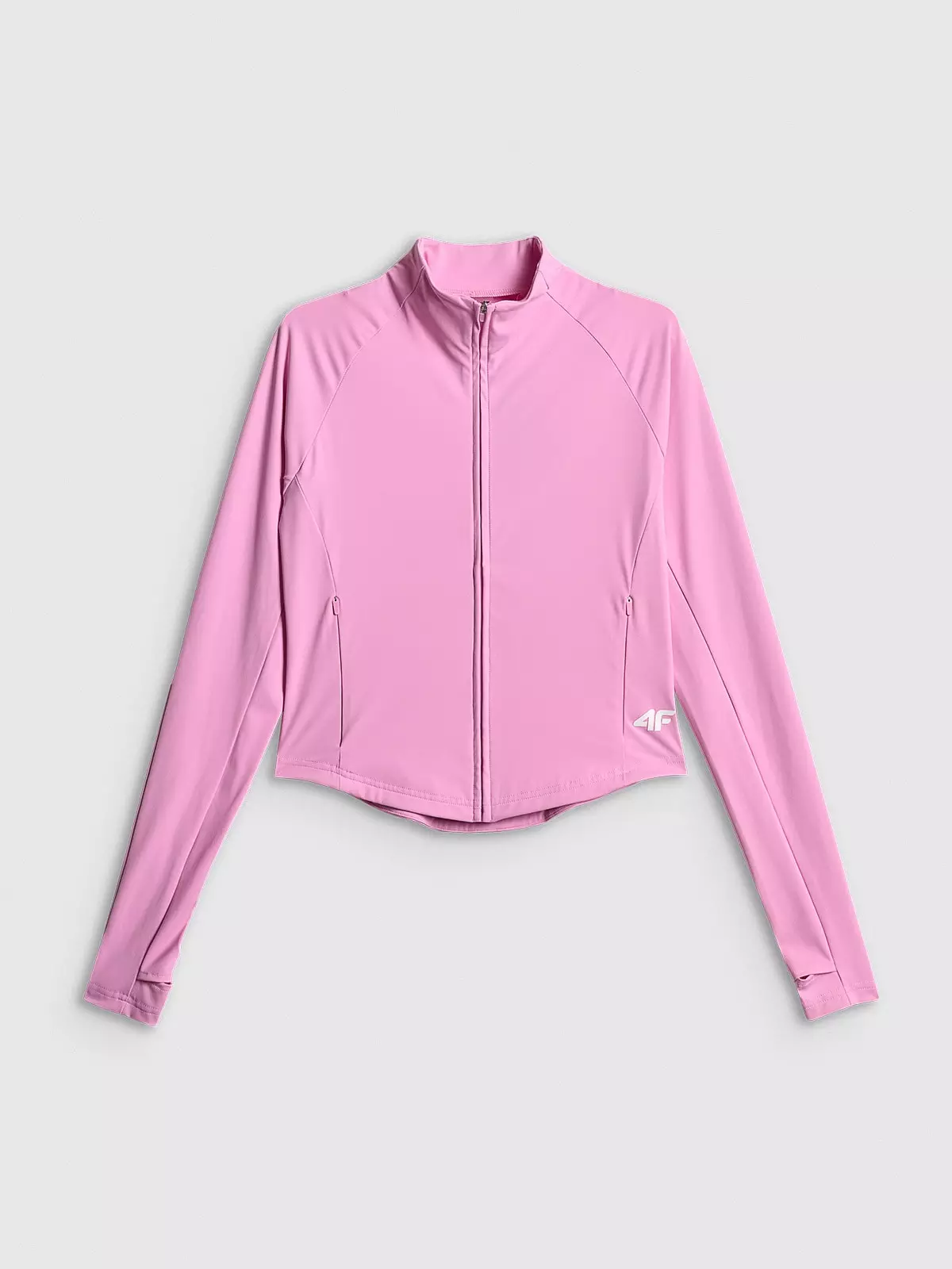 4F Bluza treningowa slim szybkoschnąca damska - różowa L