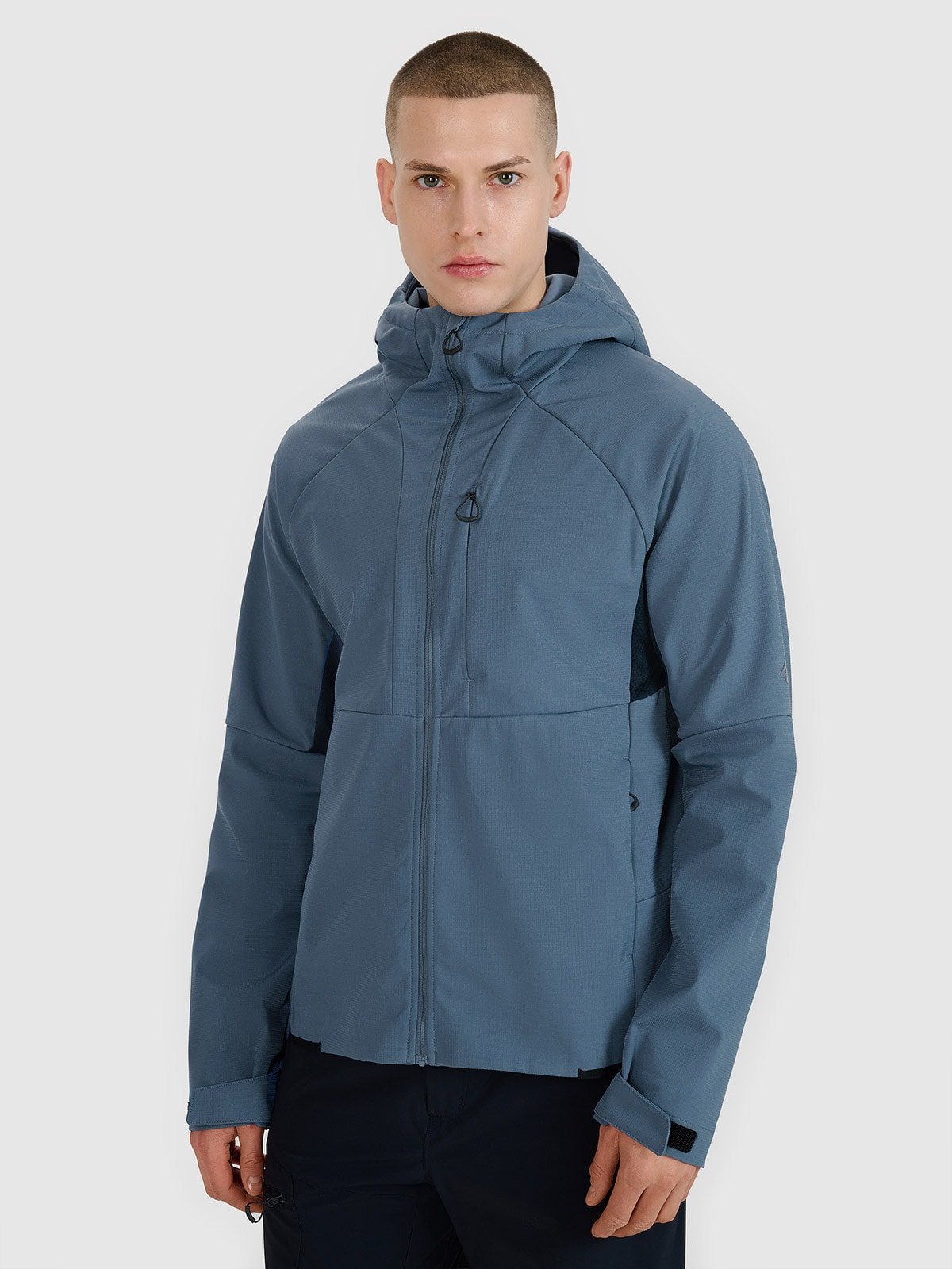 4F Kurtka softshell wiatroodporna membrana 10000 męska - granatowa XL