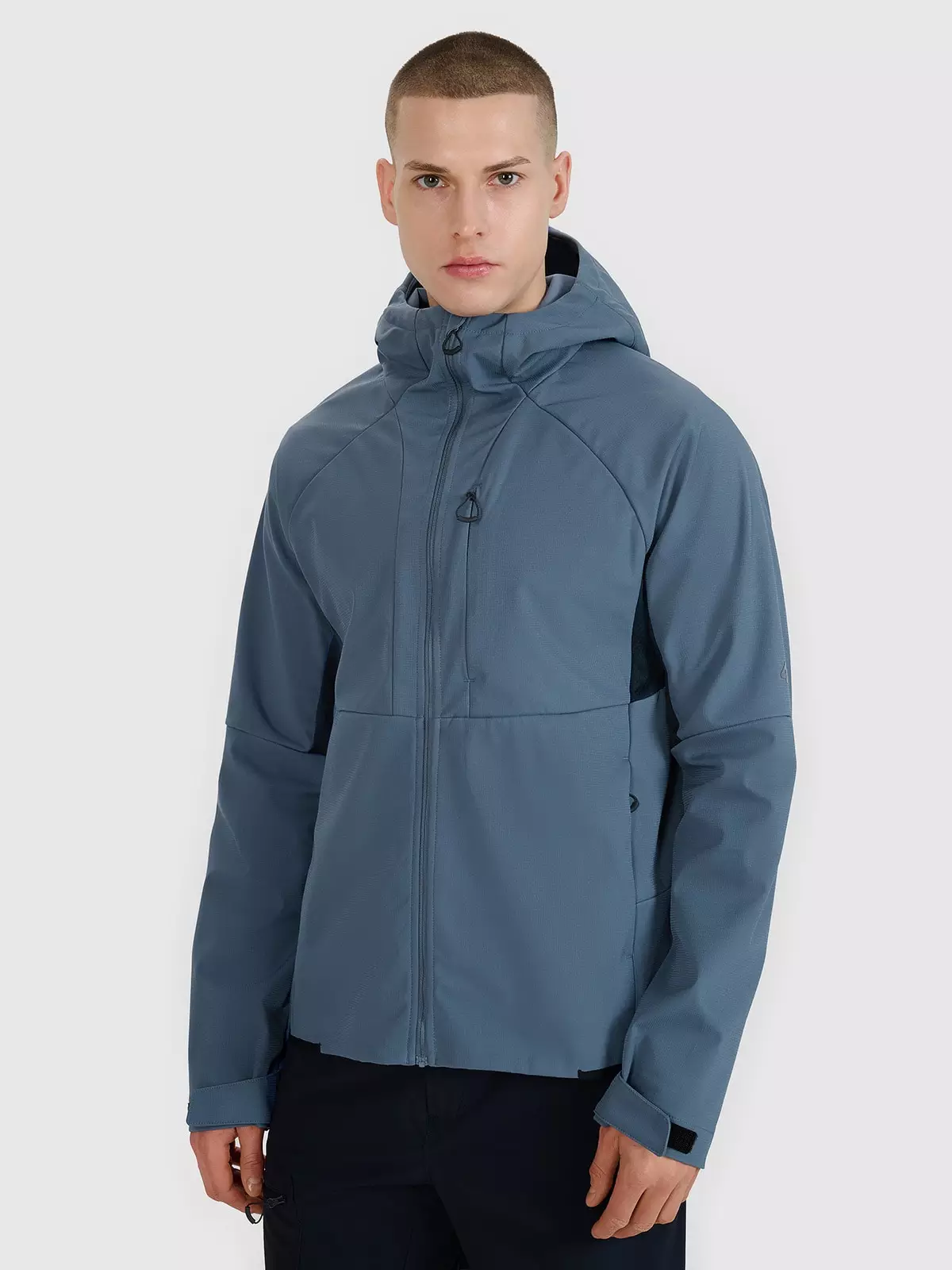 4F Kurtka softshell wiatroodporna membrana 10000 męska - granatowa XL