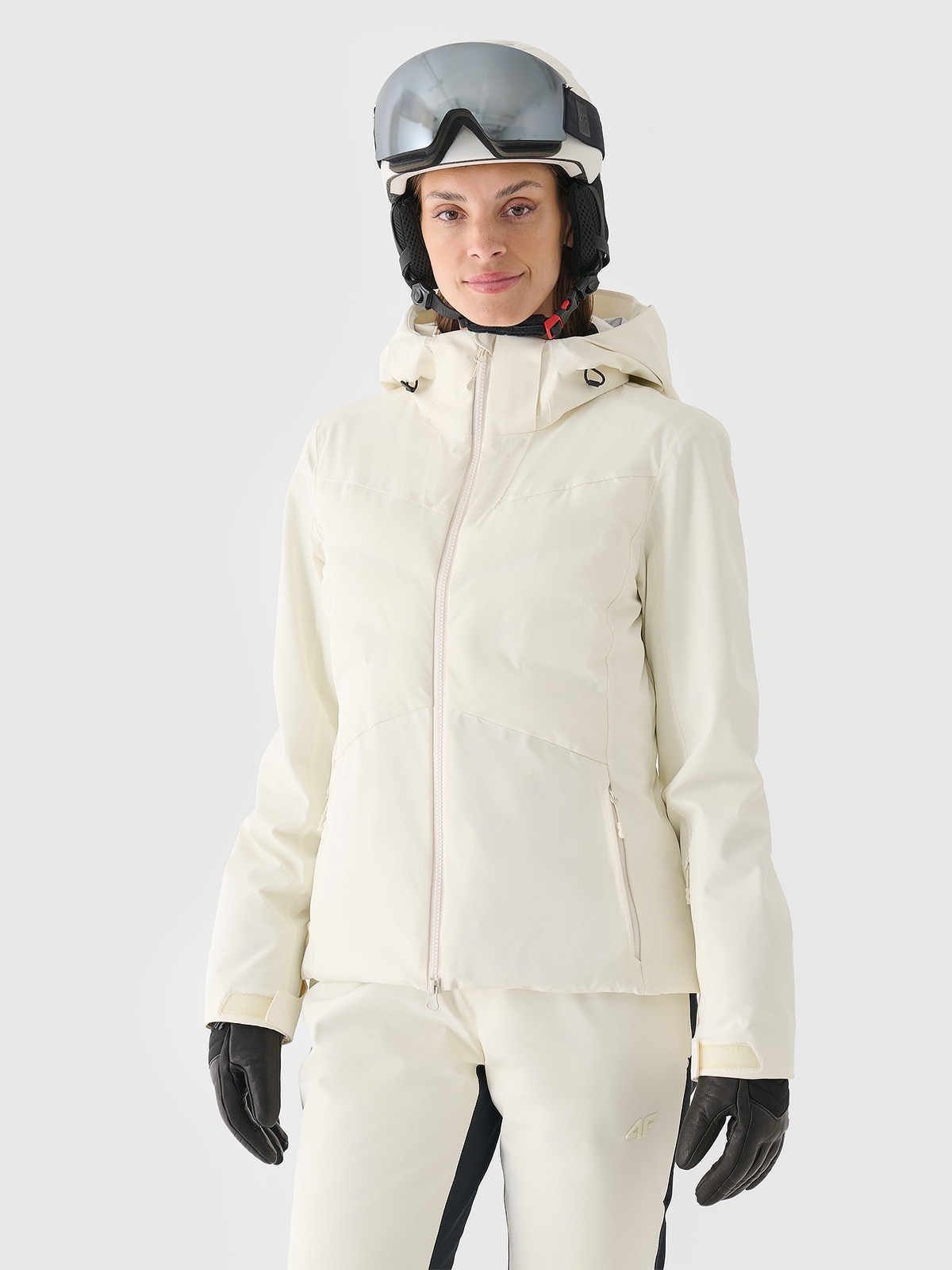4F Kurtka narciarska membrana Dermizax 20000 damska - biała XL