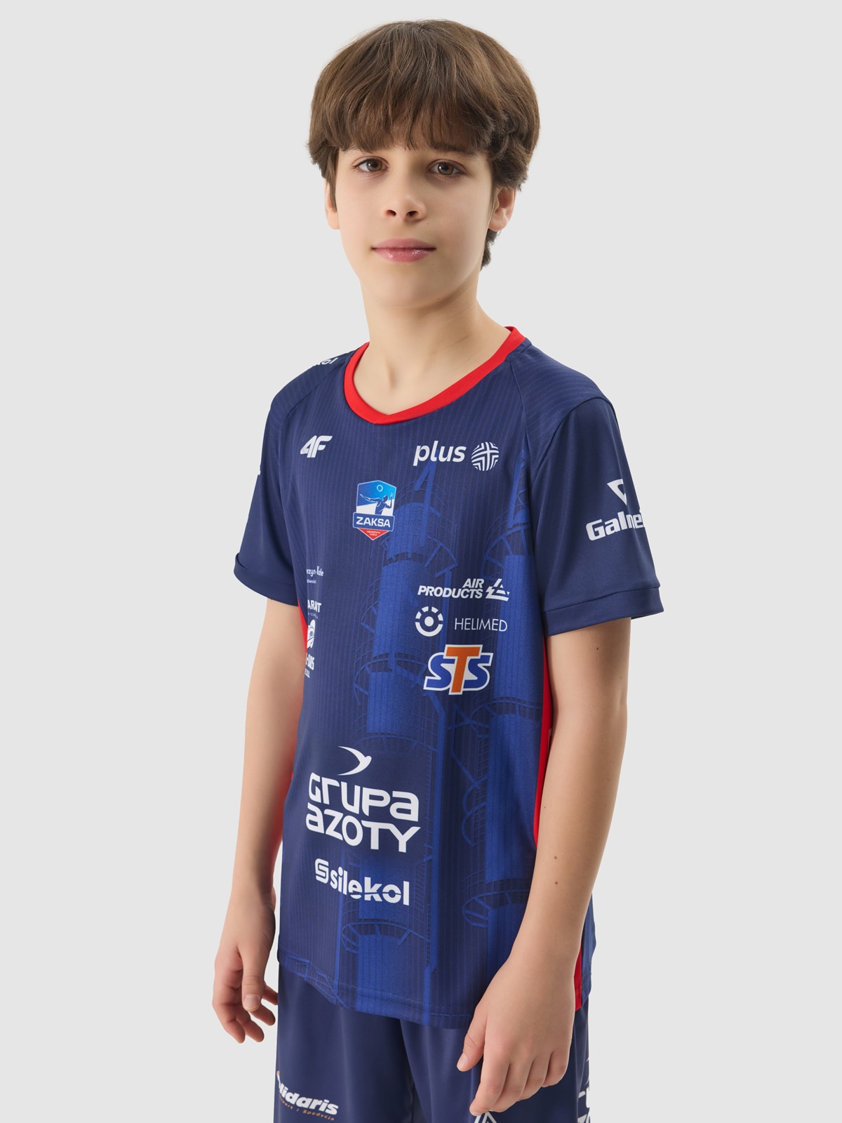 4F Koszulka replika wyjazdowa z sezonu 2023/24 dziecięca 4F x Grupa Azoty ZAKSA KK - multikolor 122/128 (6-8 lat)