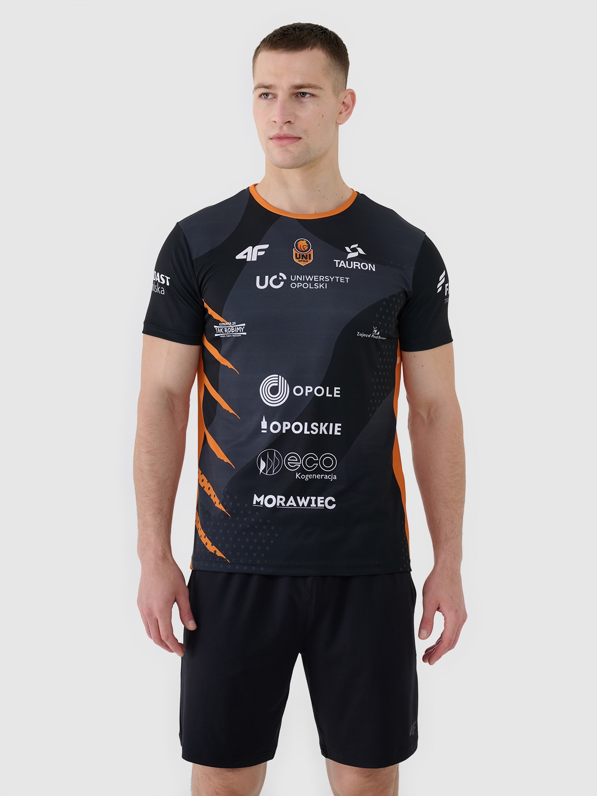 4F Koszulka meczowa replika wyjazdowa z sezonu 2024/2025 uniseks 4F x UNI Opole - multikolor S