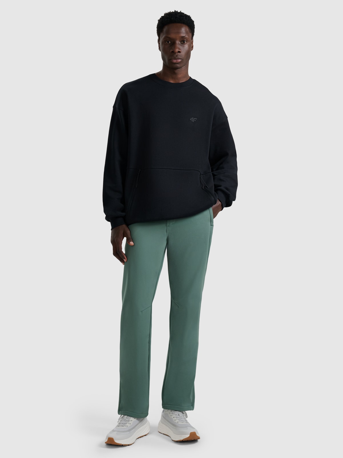 4F Spodnie trekkingowe membrana 5000 męskie - zielone XXL