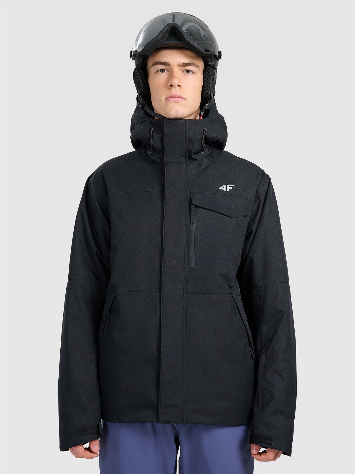 4F Kurtka narciarska membrana 10000 męska - czarna S