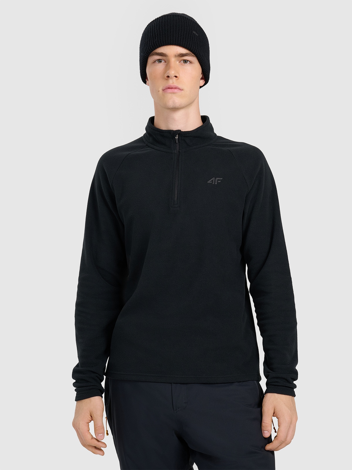 4F Bielizna termiczna polarowa (góra) męska - czarna XL