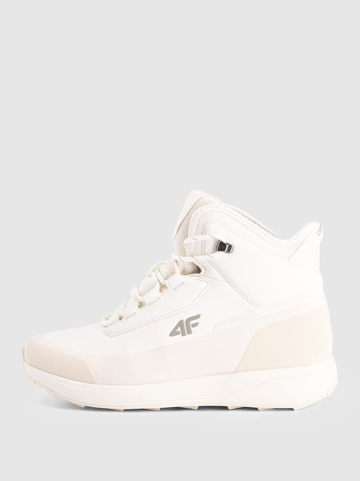 4F Buty zimowe śniegowce DCX z ociepliną Primaloft damskie - kremowe 40