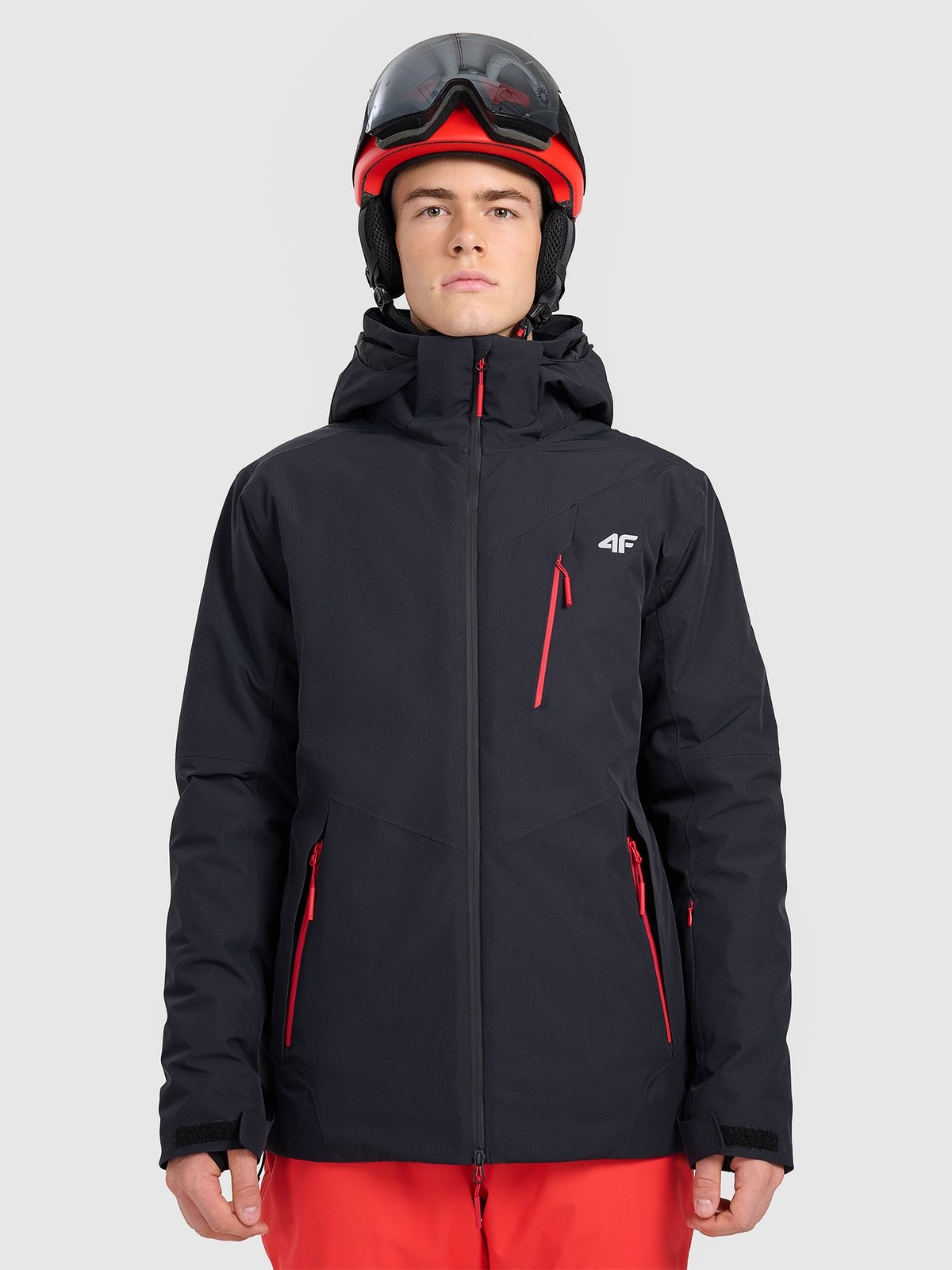 4F Kurtka narciarska membrana 10000 męska - czarna XXL