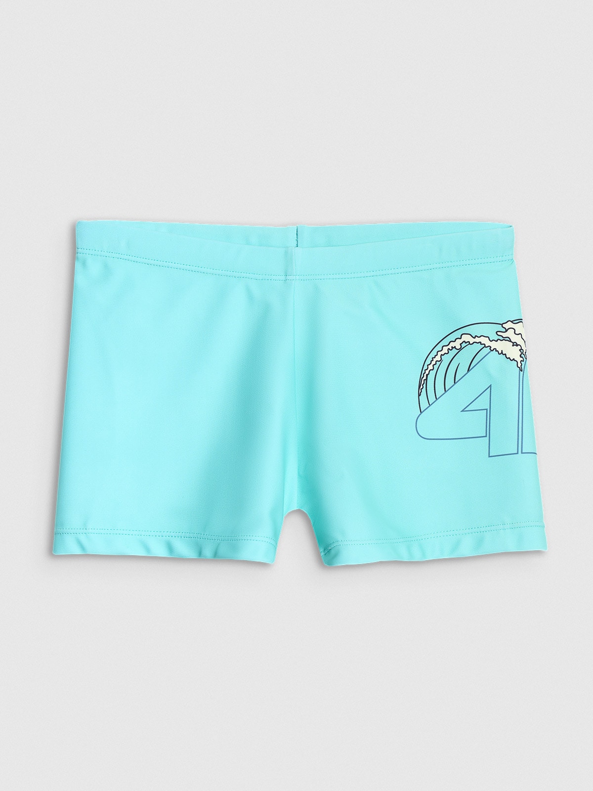 4F Kąpielówki chłopięce - turkusowe 146/152 (10-12 lat)