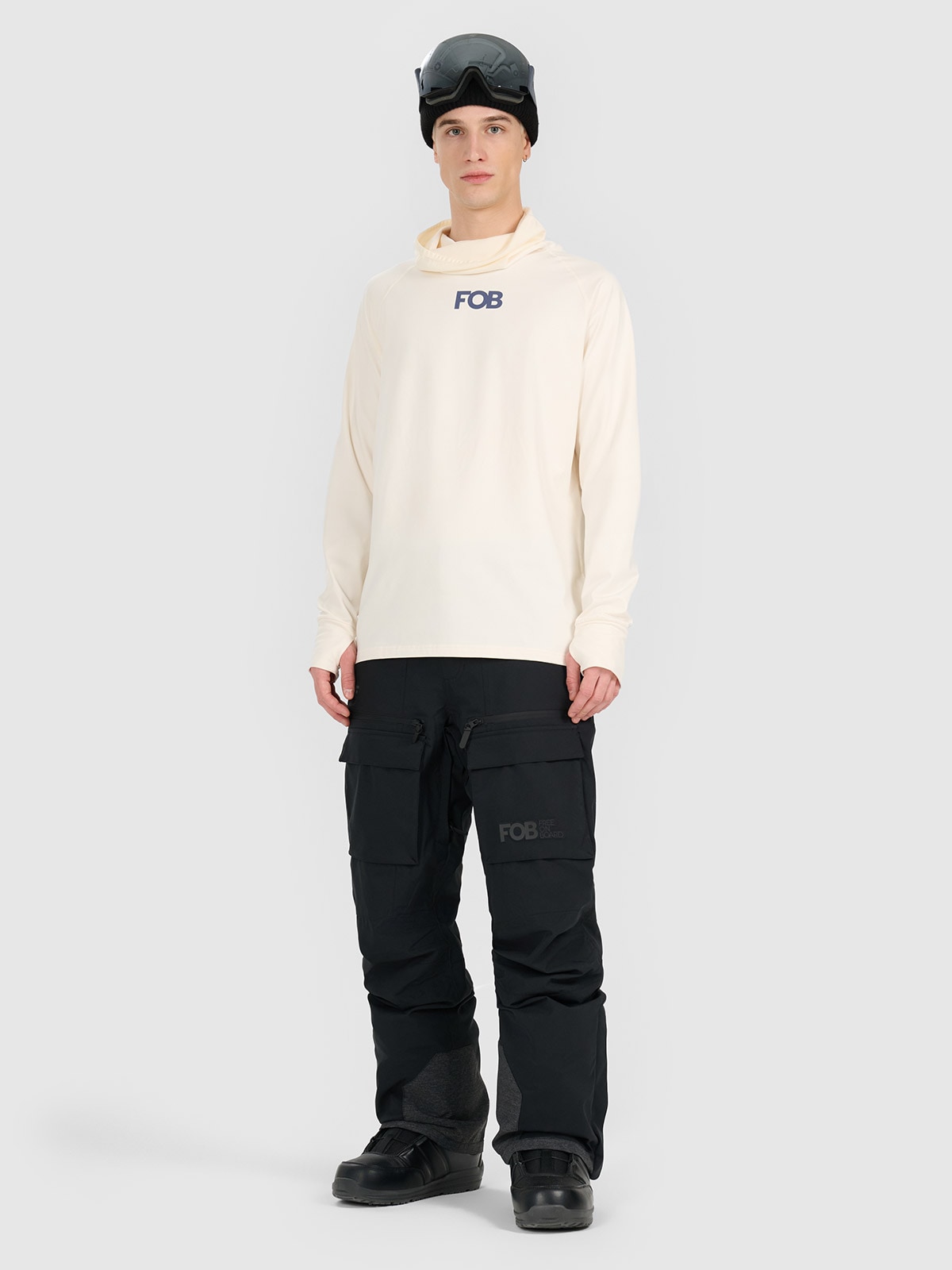 4F Bielizna termiczna ocieplana (góra) męska - biała S