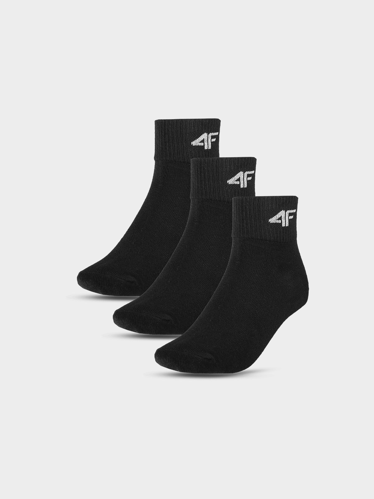 4F Skarpetki casual za kostkę (3-pack) dziecięce - multikolor 32-35