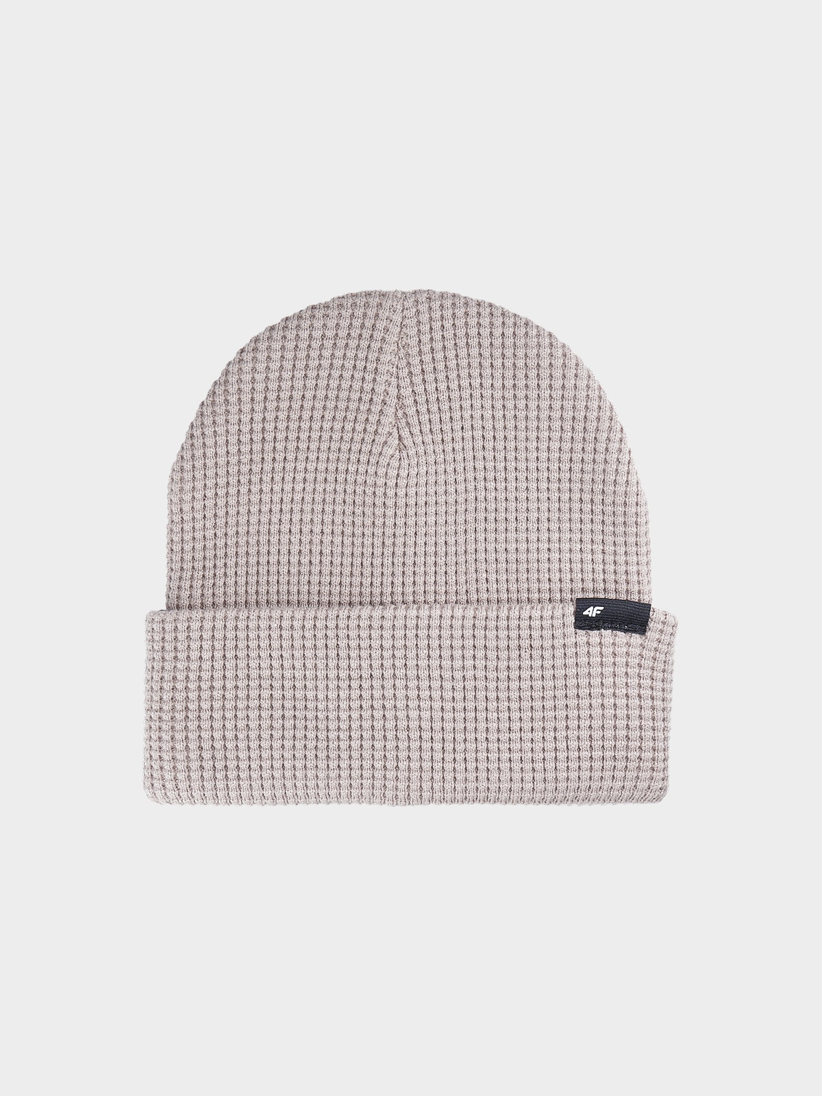 4F Czapka zimowa męska - brązowa L